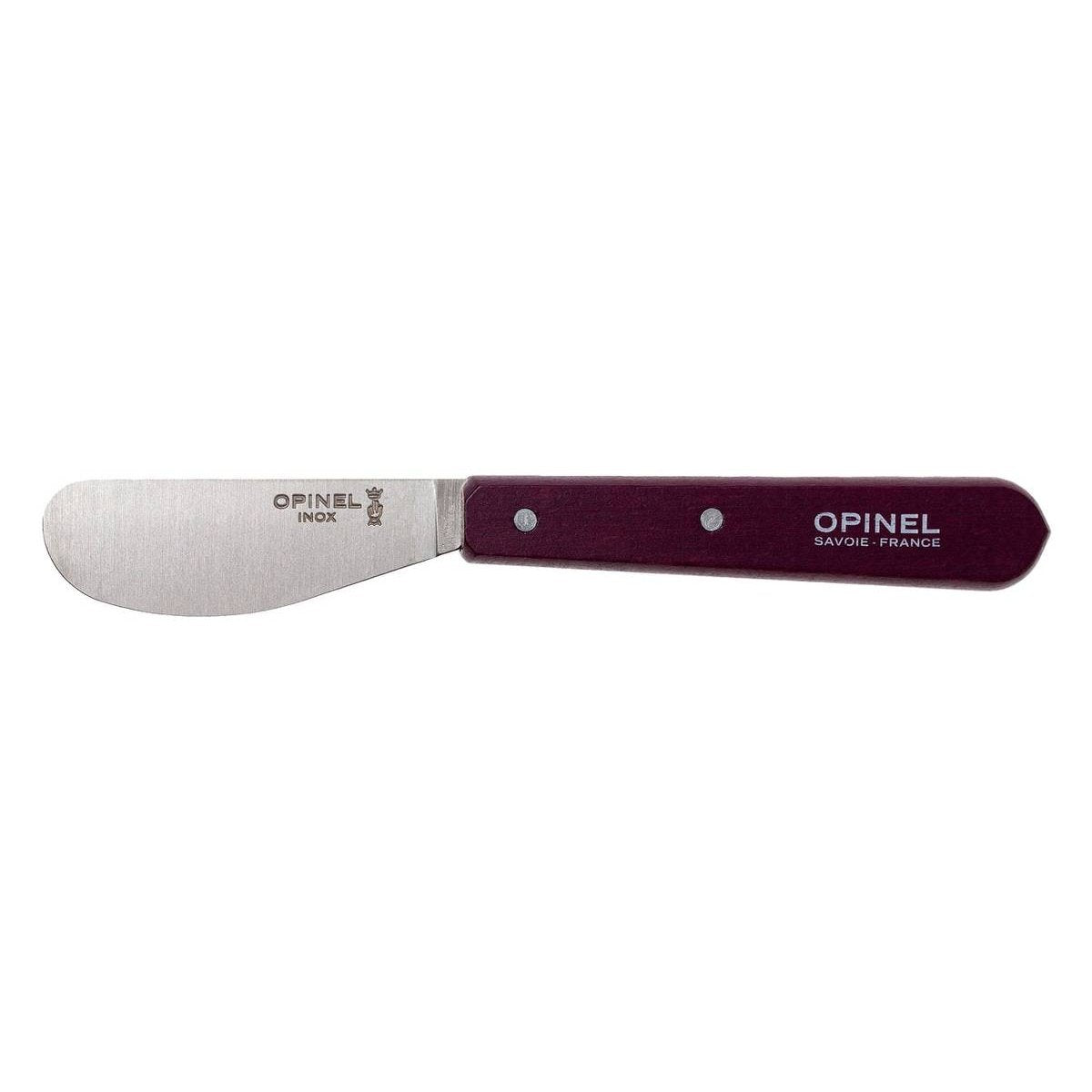 Opinel Butter Knife 6.5 cm Purple Wooden Handle No 117 Les Essentiels 001934