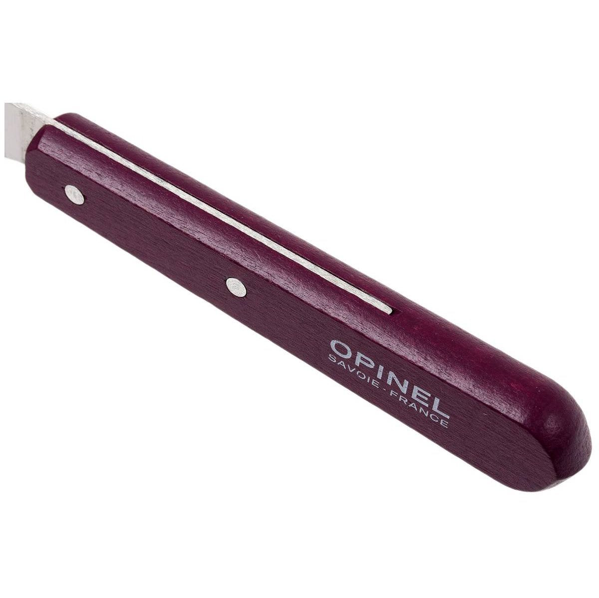 Opinel Butter Knife 6.5 cm Purple Wooden Handle No 117 Les Essentiels 001934