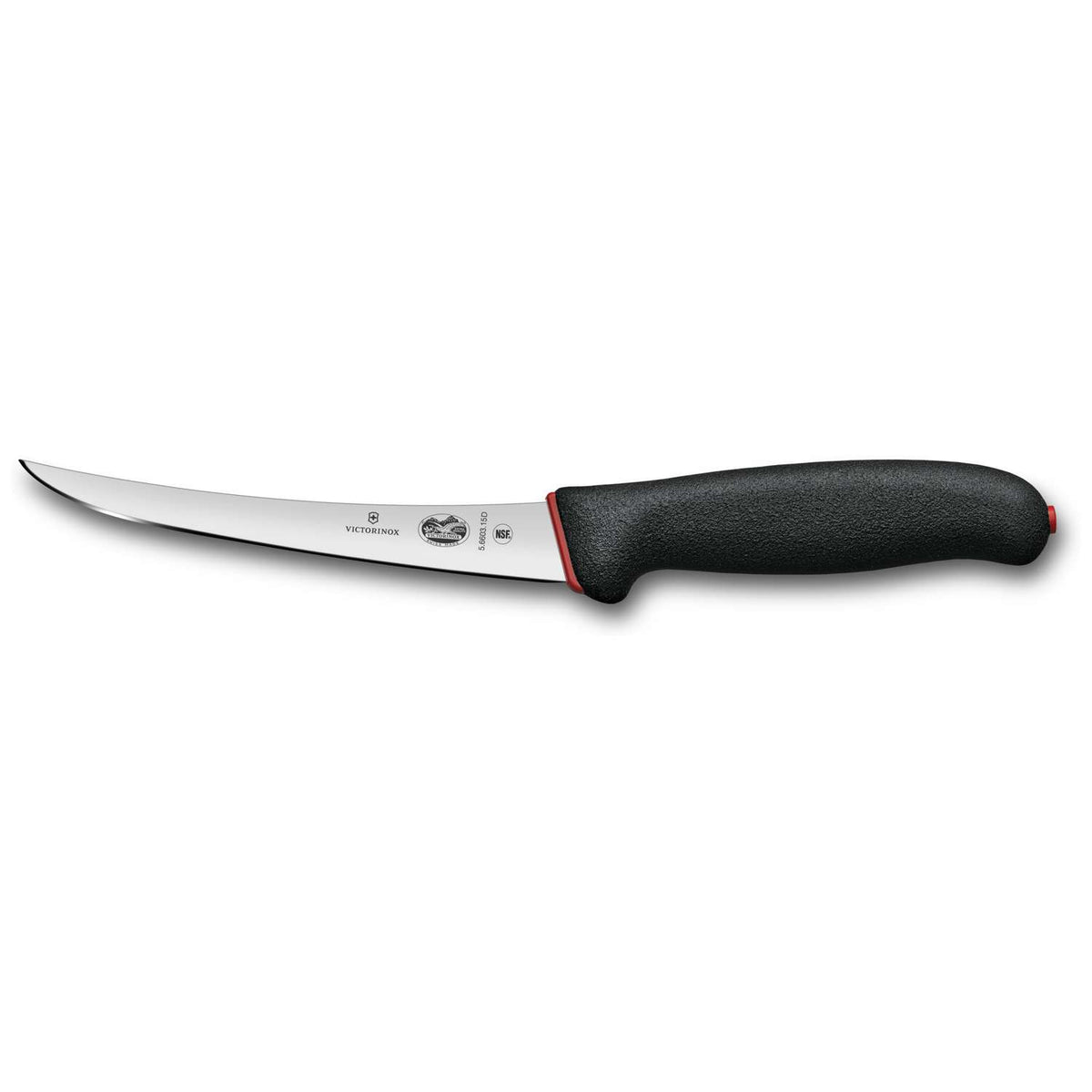 Victorinox Curved Boning Knife Narrow Blade 15 cm Dual Grip Handle 5.6603.15D