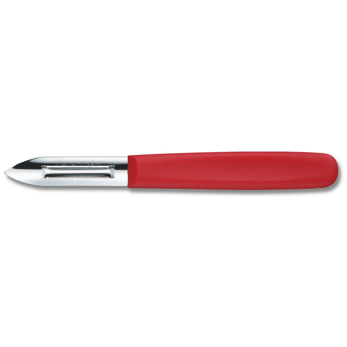 Victorinox Stainless Steel Peeler (and for left-handed) Red Handle 5.0201