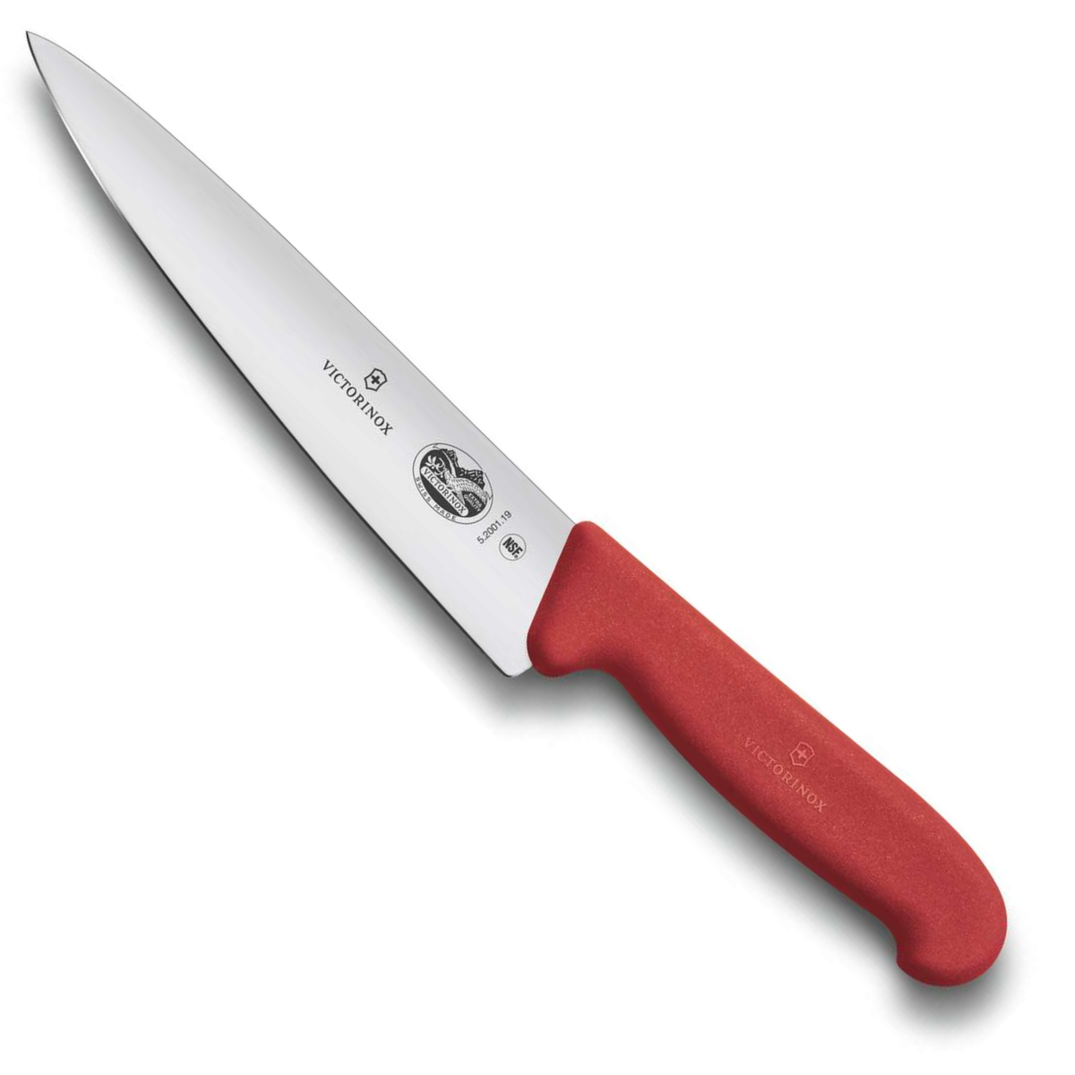 Victorinox Μαχαίρι σεφ 19 εκατ. κόκκινη λαβή Fibrox 5.2001.19