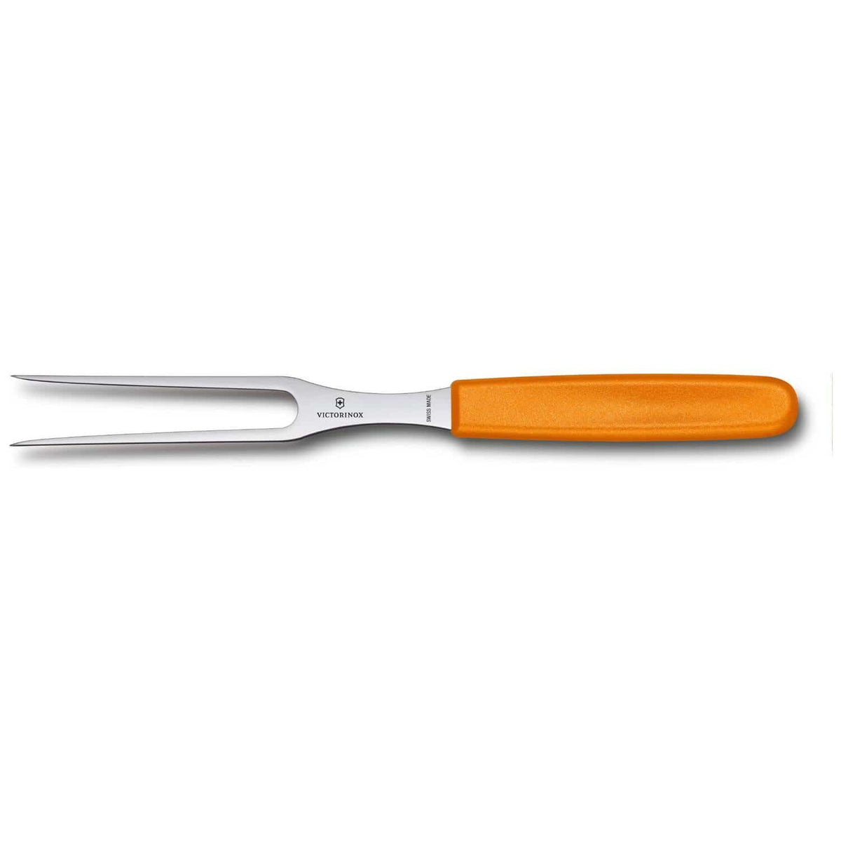 Victorinox Carving Fork Orange Handle 15 cm Swiss Classic