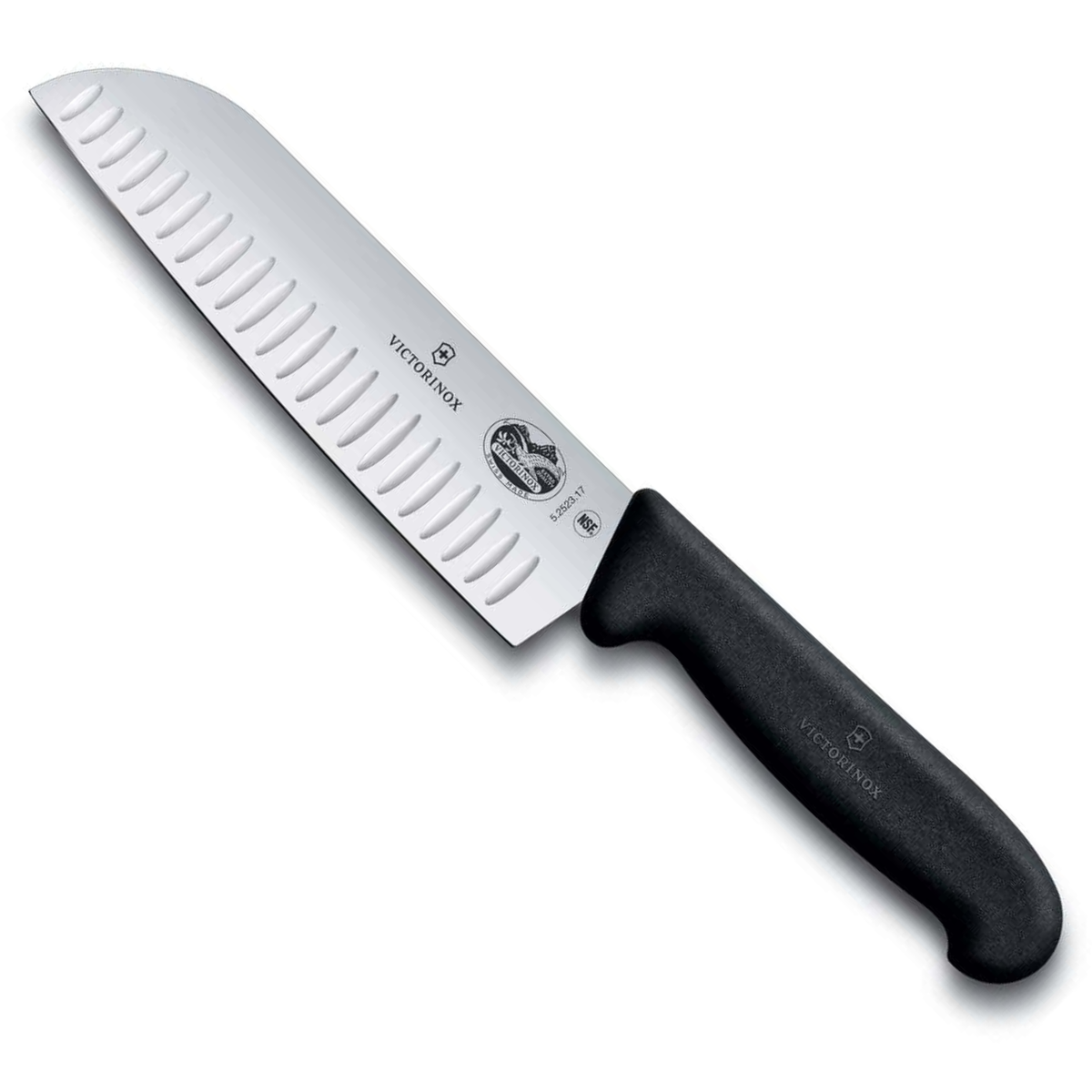 Victorinox Μαχαίρι Santoku 17 εκατ. με αυλακώσεις, λαβη Fibrox 5.2523.17