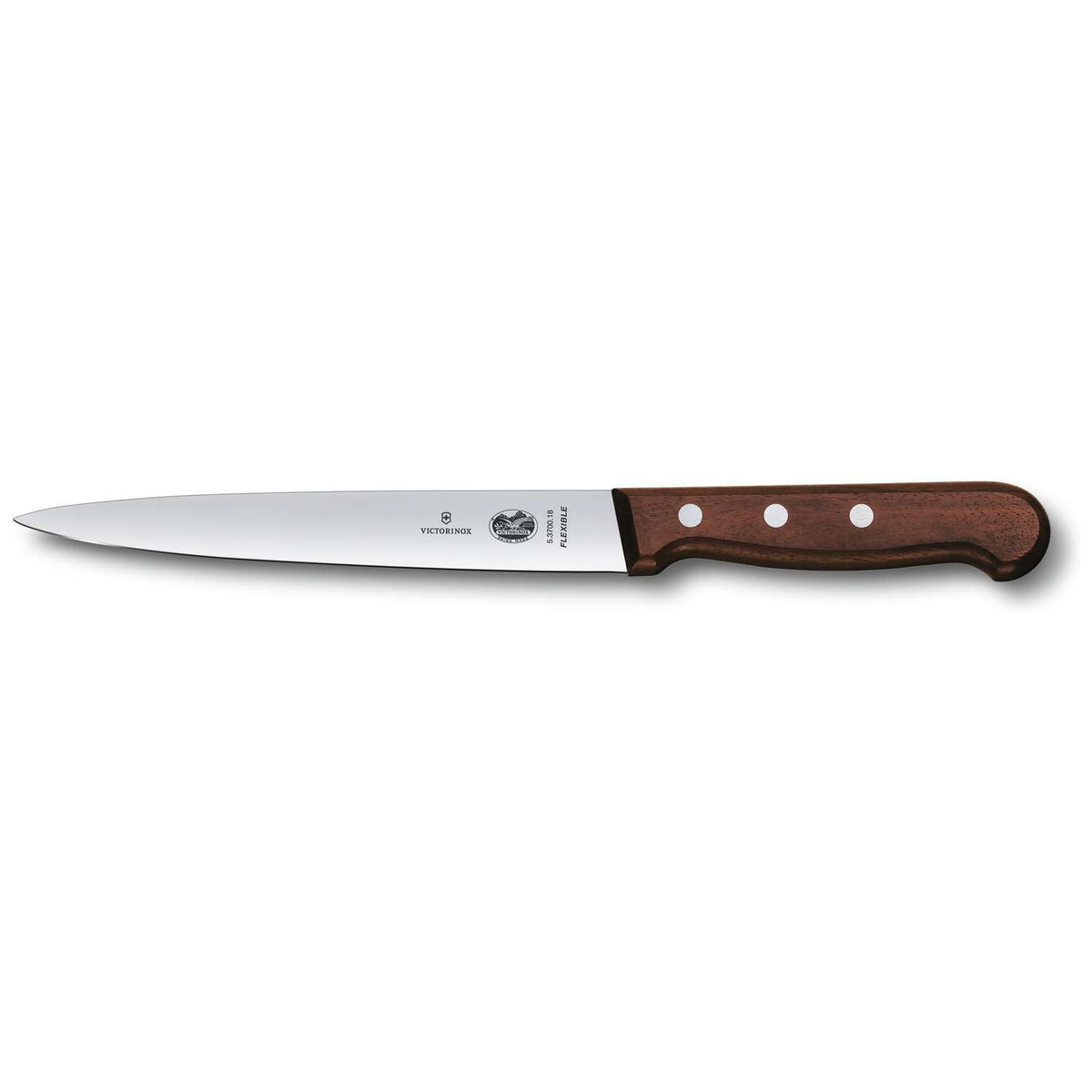 Victorinox Filleting Knife Flexible Blade 18 cm Handle Rosewood 5.3700.18