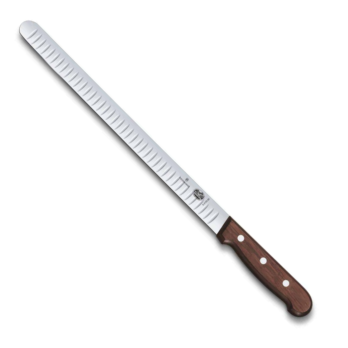 Victorinox Μαχαίρι σολoμού 30 εκατ. με αυλακώσεις ξύλινη λαβή 5.4120.30