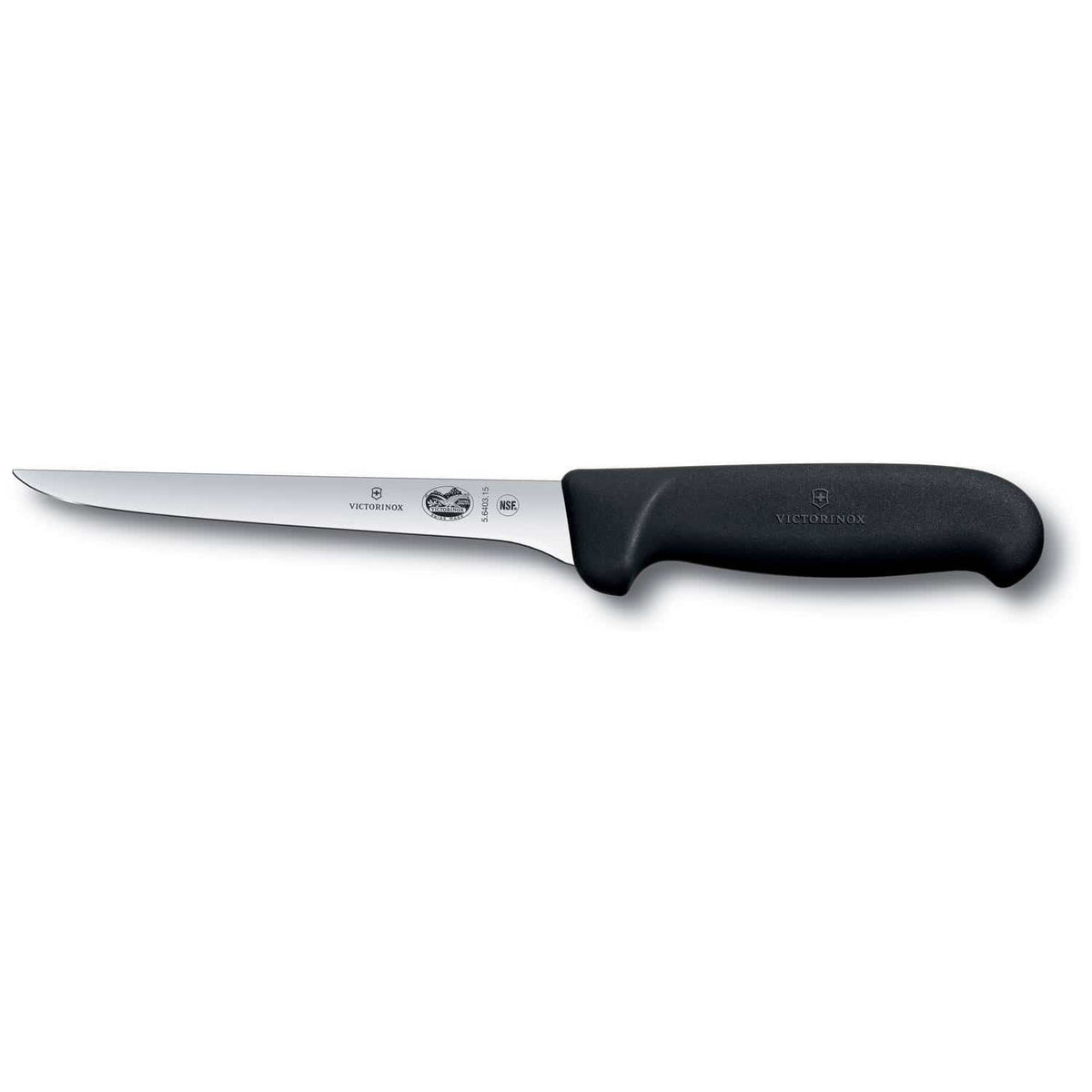 Victorinox Boning Knife Rear Curved Edge Narrow Blade 15 cm Fibrox 5.6403.15