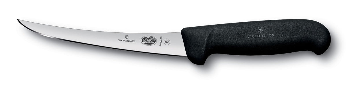 Victorinox Curved Boning Knife Narrow Blade 15 cm Fibrox 5.6603.15