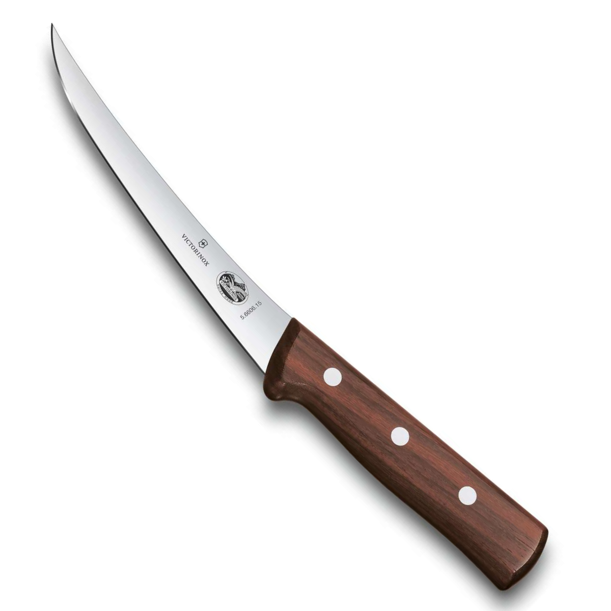 Victorinox Μαχαίρι ξεκοκαλίσματος με καμπύλη στενή λάμα 12 εκατ. ξύλινη λαβή 5.6606.12