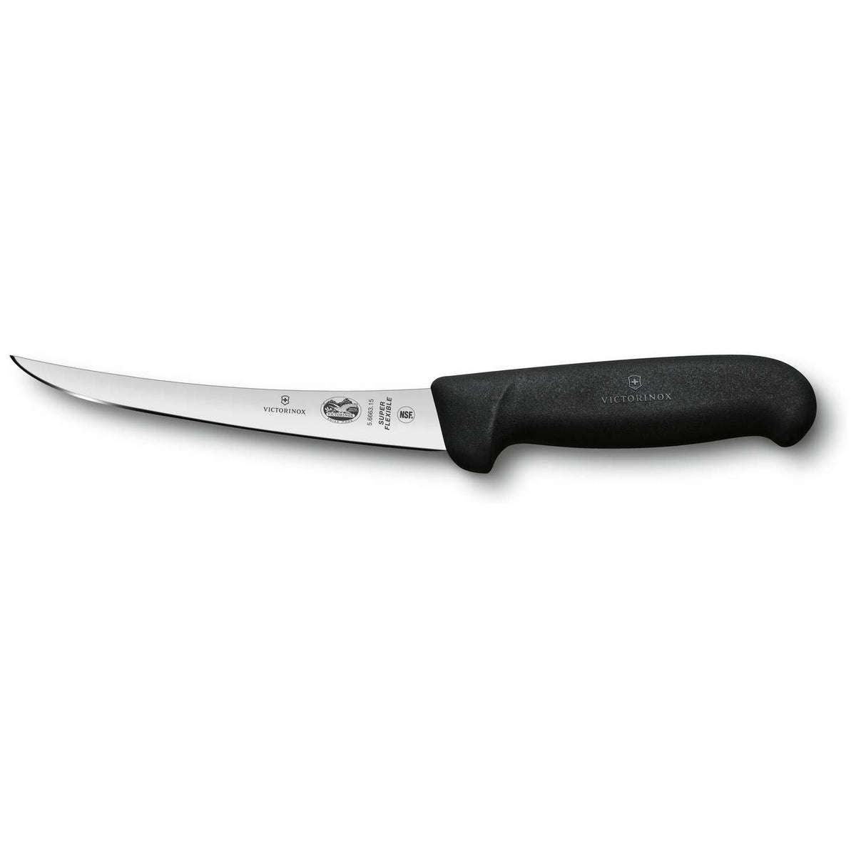 Victorinox Boning knife With Curved Narrow And Extra Flexible Blade 15 cm Fibrox Handle 5.6663.15