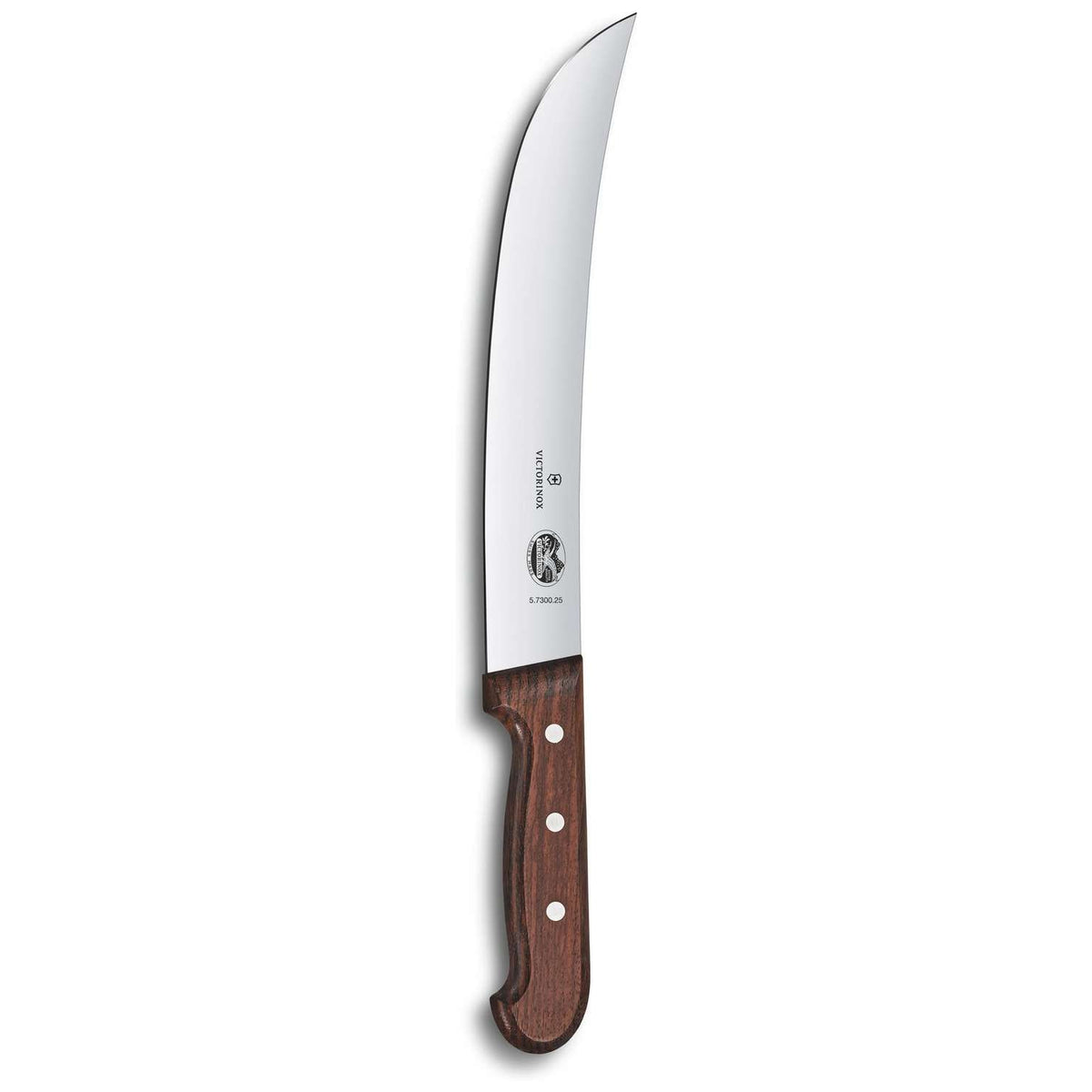 Victorinox Curved Butcher Knife 25 cm Wooden Handle 5.7300.25