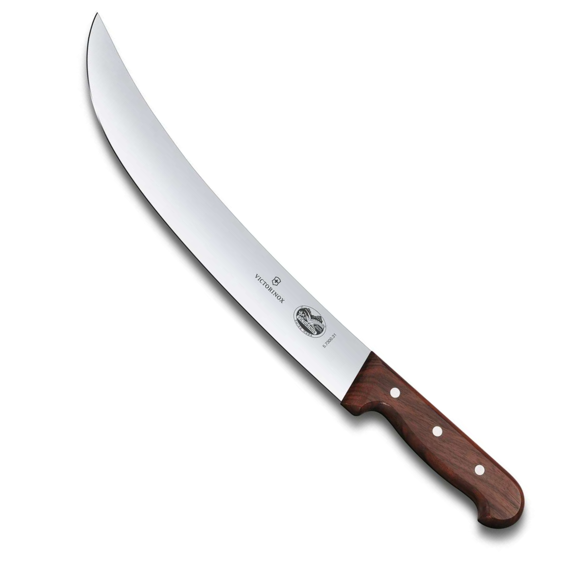 Victorinox Μαχαίρι κρέατος με καμπύλη λάμα 31 εκατ. ξύλινη λαβή 5.7300.31