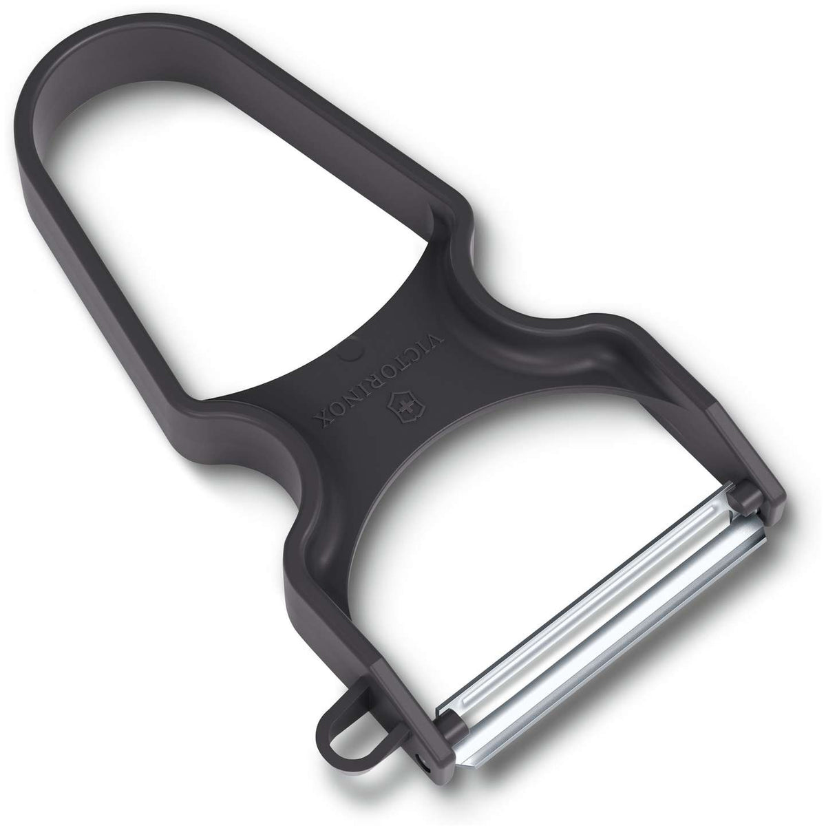 Victorinox Stainless Steel Peeler Horseshoe Black With Plastic Handle 6.0930.3