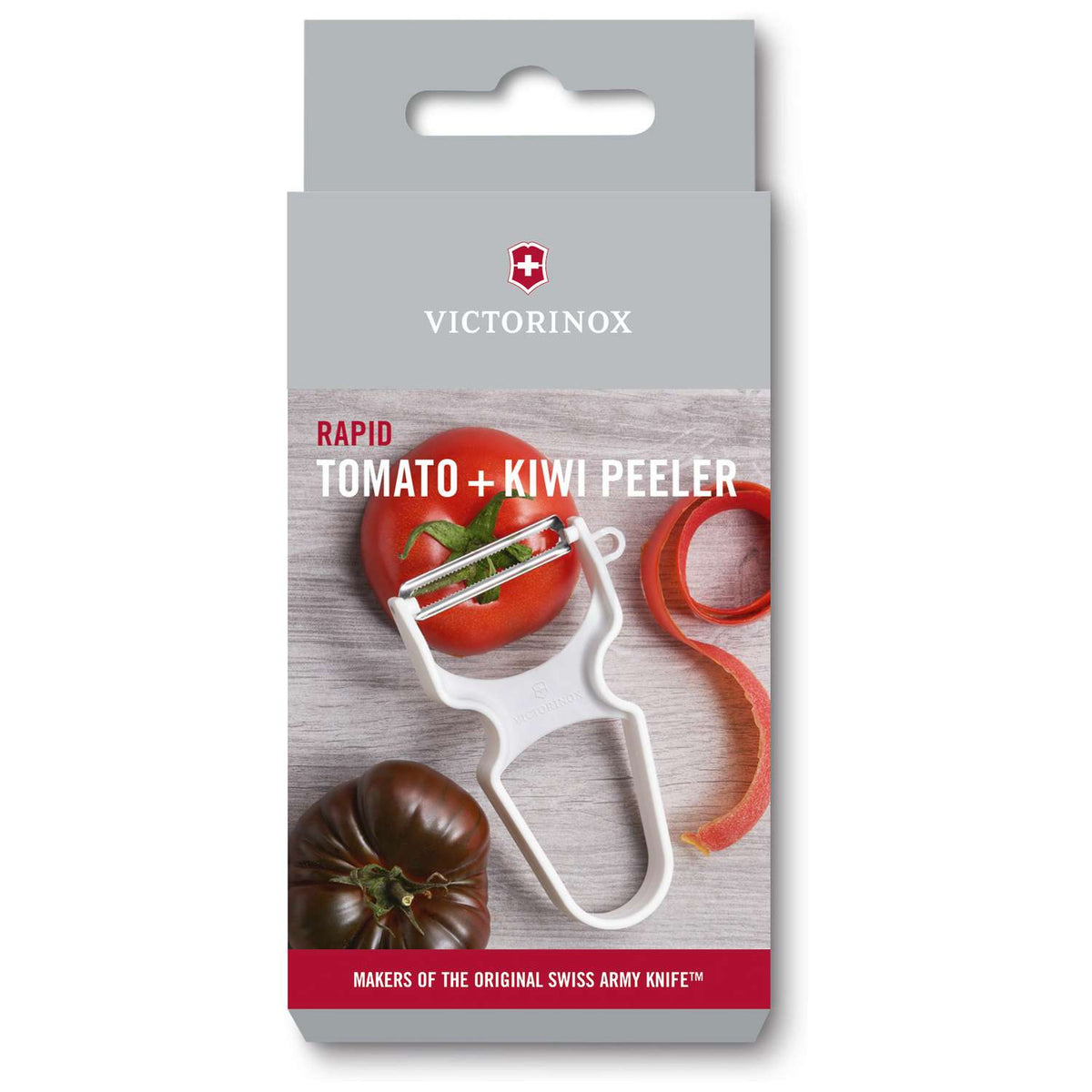 Victorinox Stainless Steel Serrated Peeler Horseshoe With Plastic Handle 6.0933