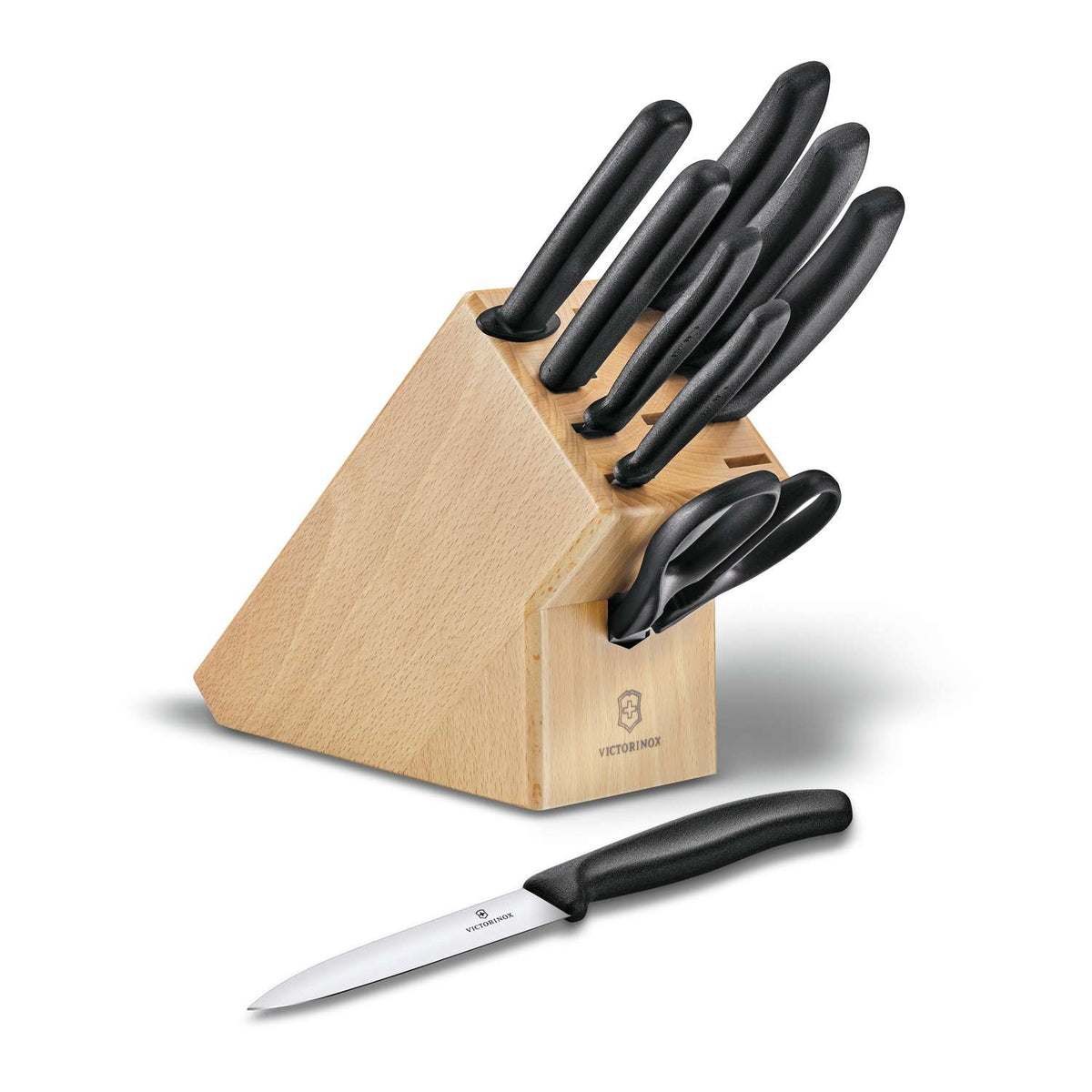 Victorinox Knife Block 9 Knives Swiss Classic 6.7193.9