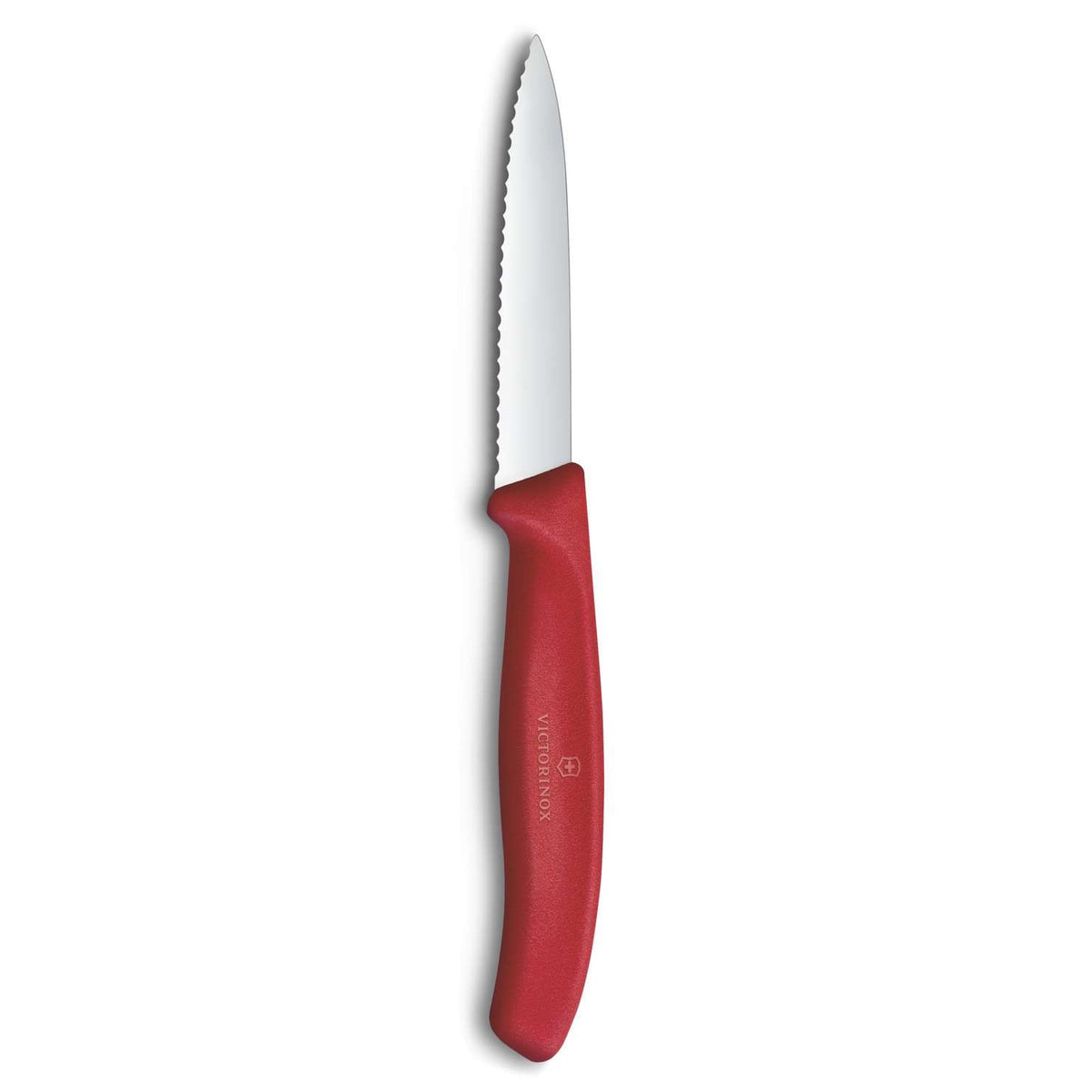 Victorinox Serrated Paring Knife 8 cm Red Handle Swiss Classic 6.7631.C1