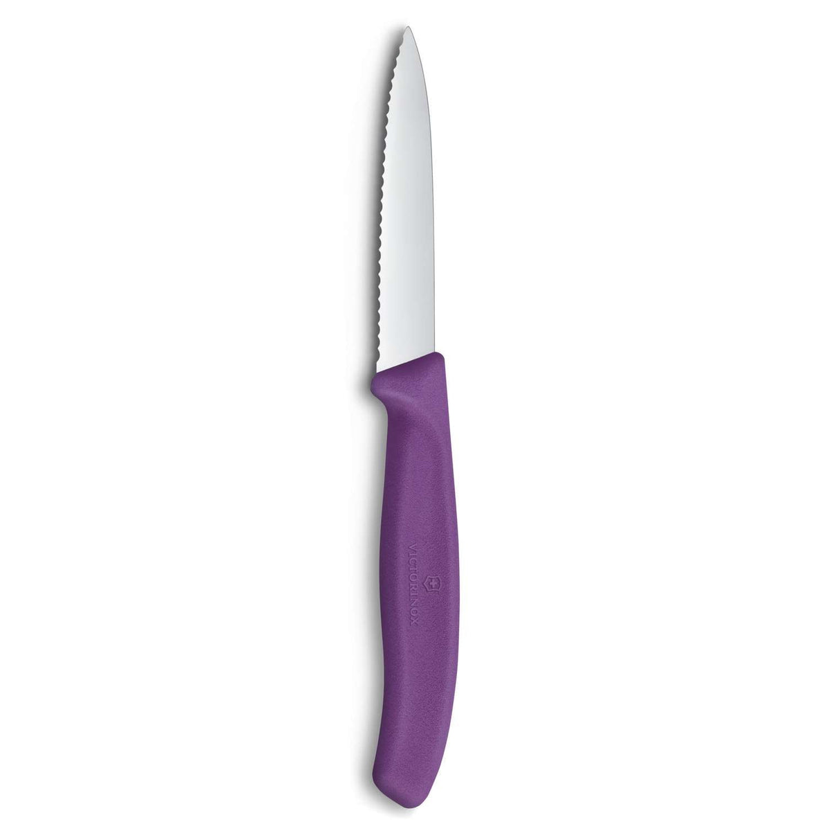 Victorinox Serrated Paring Knife 8 cm Purple Handle Swiss Classic 6.7635.C1