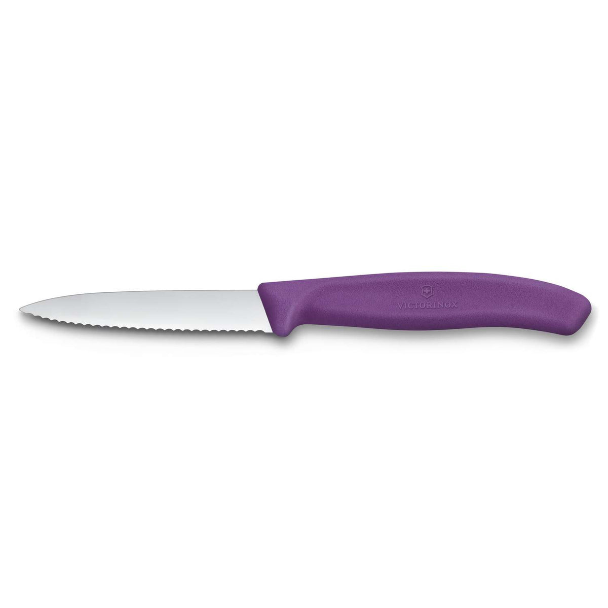 Victorinox Serrated Paring Knife 8 cm Purple Handle Swiss Classic 6.7635.C1