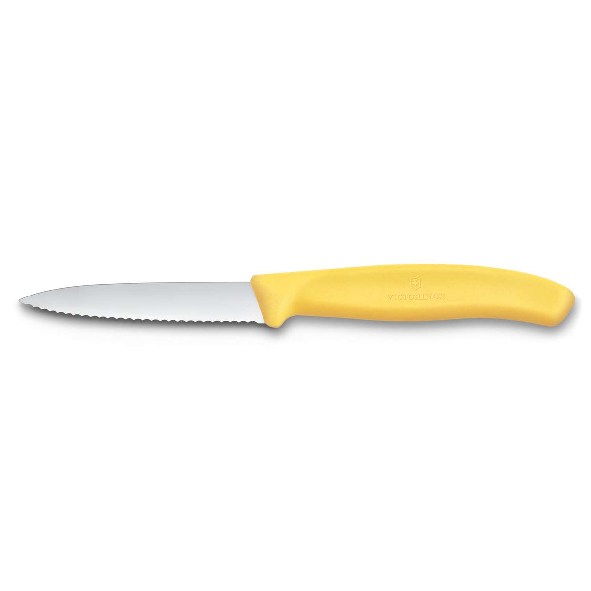 Victorinox Serrated Paring Knife 8 cm Yellow Handle Swiss Classic 6.7638.C1