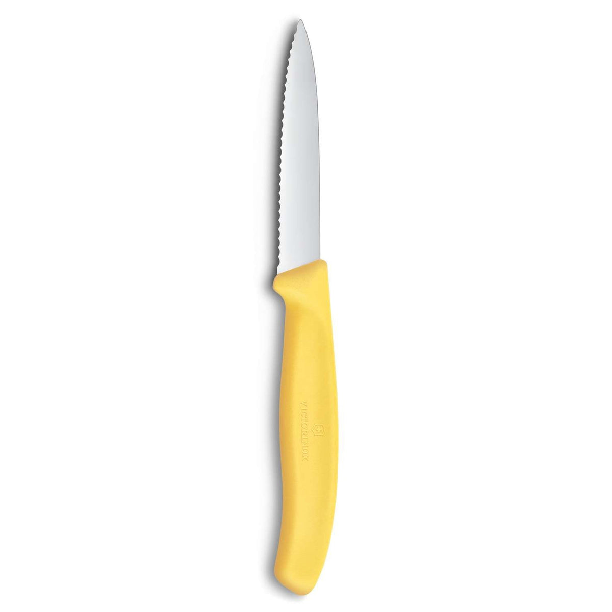 Victorinox Serrated Paring Knife 8 cm Yellow Handle Swiss Classic 6.7638.C1