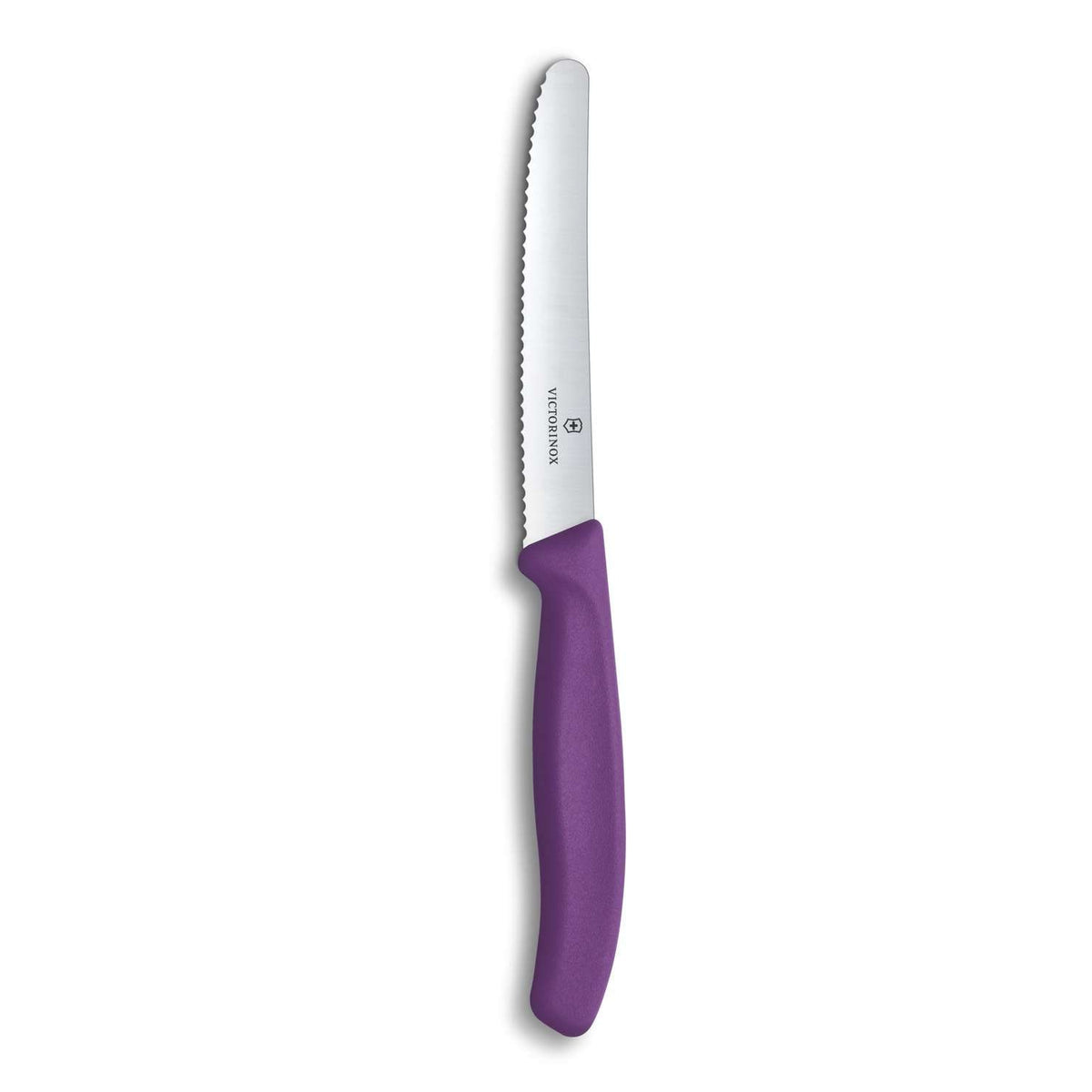 Victorinox Serrated Utility Knife 11 cm Purple Handle Swiss Classic 6.7835.C1