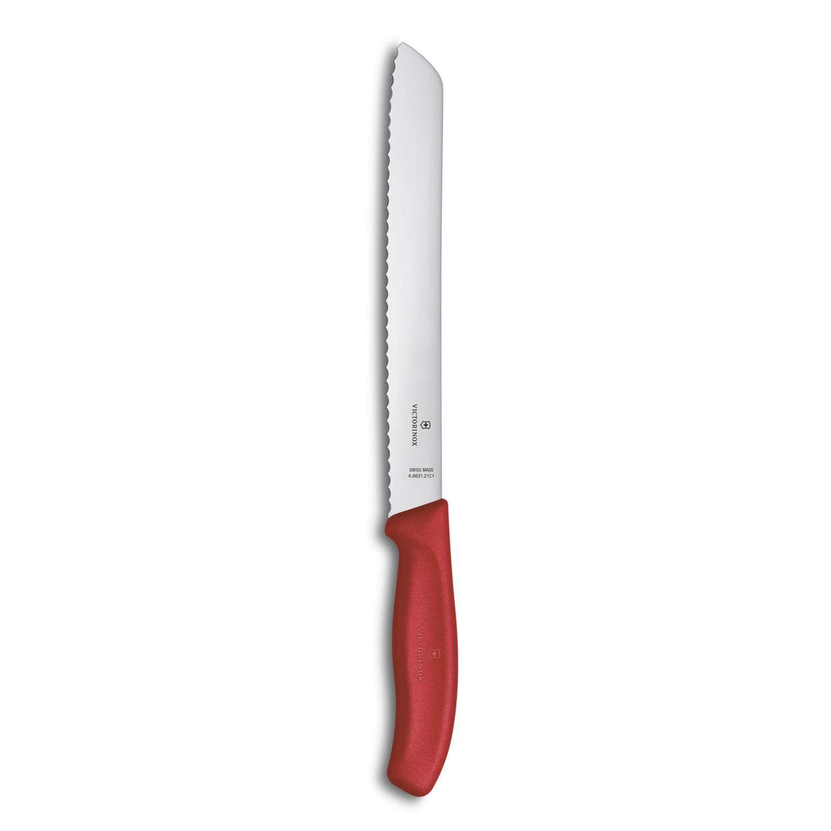 Victorinox Serrated Bread Knife 21 cm Red Handle Swiss Classic
