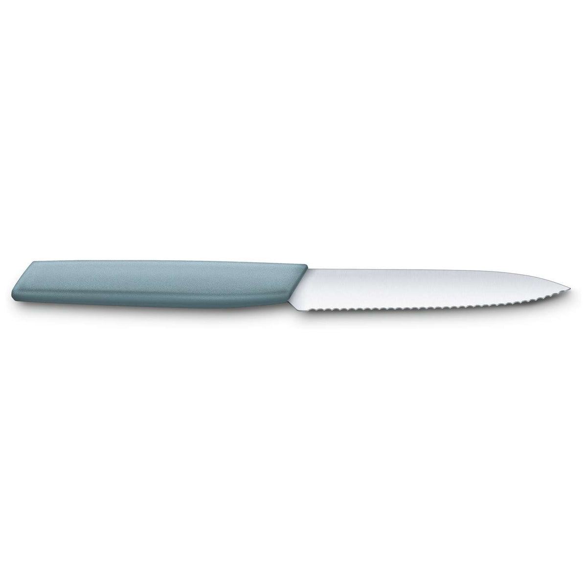Victorinox Utility Knife 10 cm Serrated Blue Swiss Modern