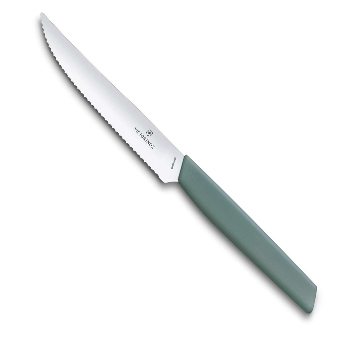 Victorinox Μαχαιράκια steak 12 εκατ. οδοντωτά πράσινο παστέλ σετ 2 τμχ Swiss Modern