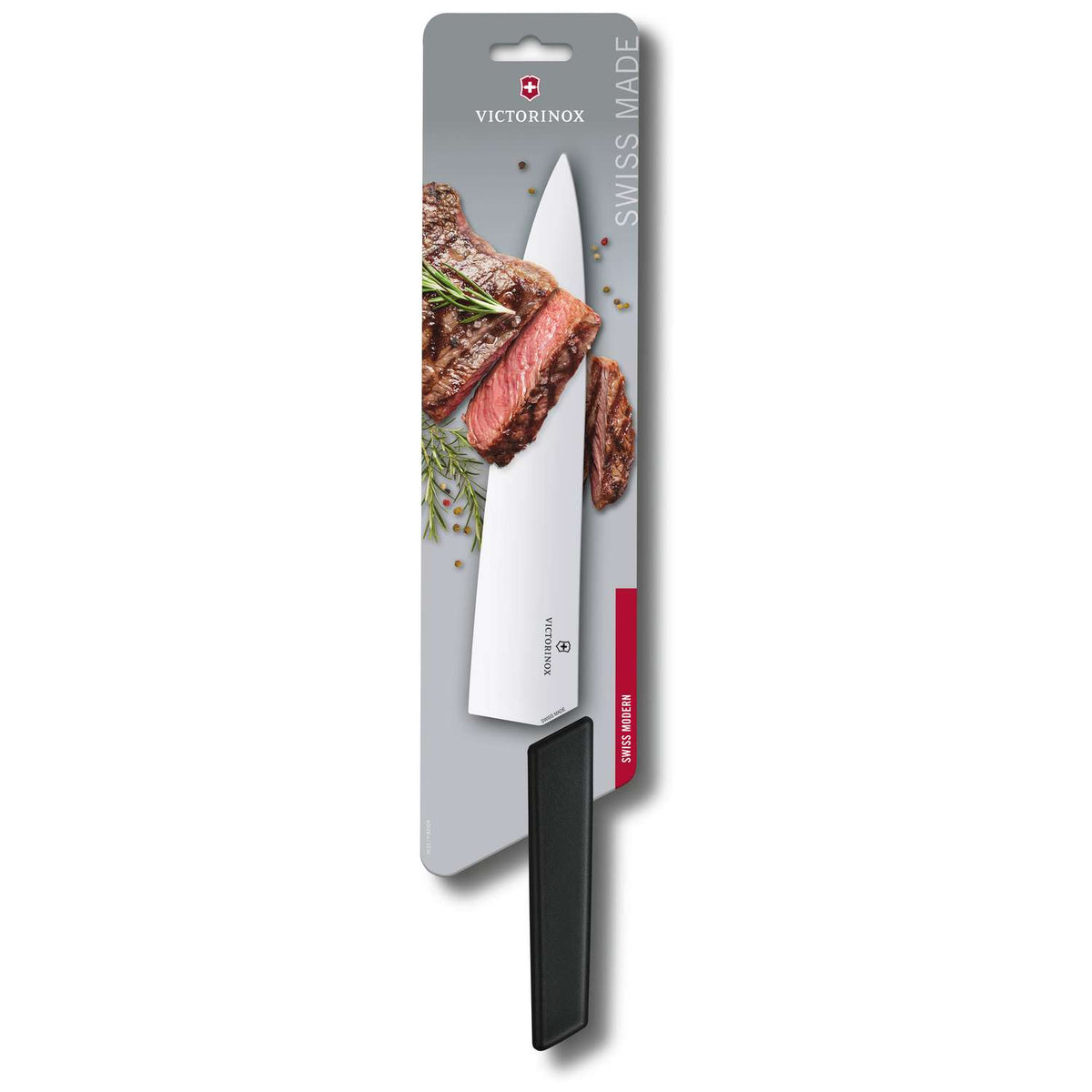 Victorinox Carving Knife 25 cm Black Handle Swiss Modern 6.9013.25B