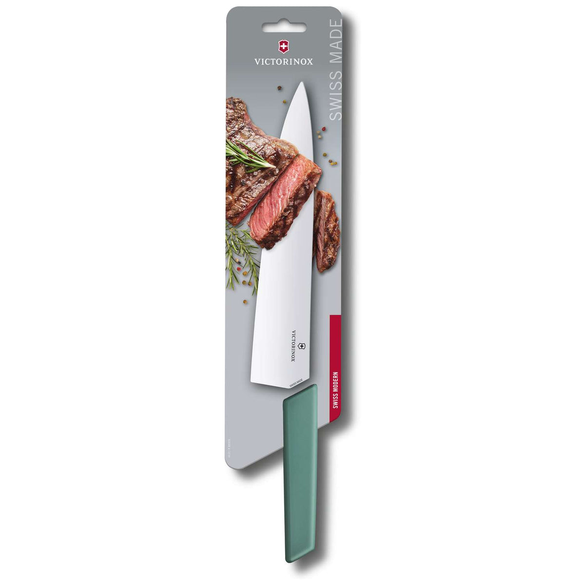 Victorinox Carving Knife 25 cm Green Handle Swiss Modern