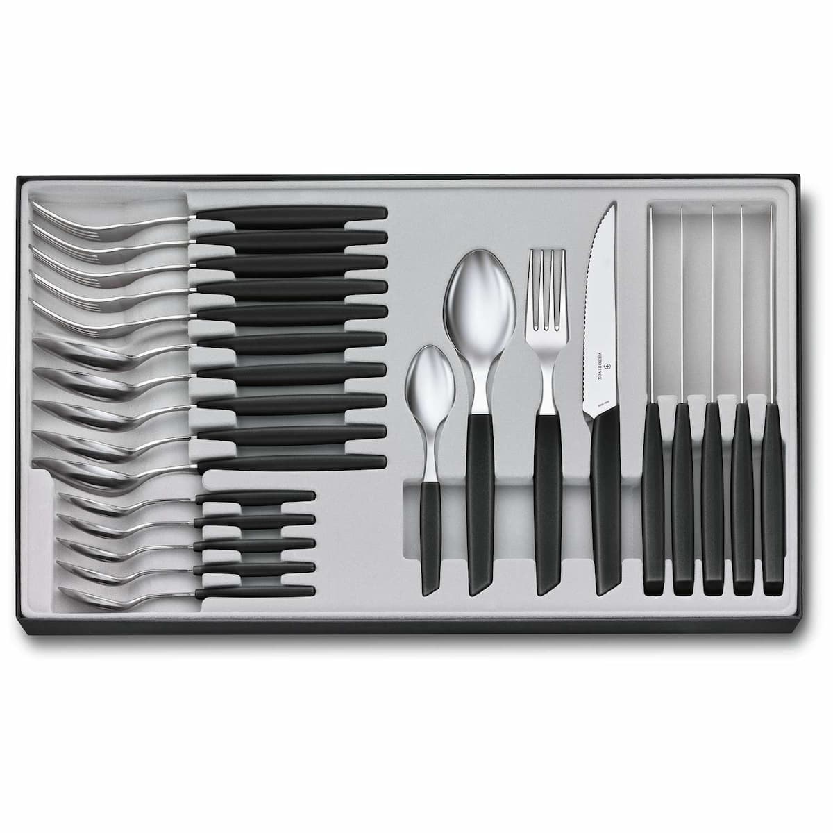 Victorinox Stainless Steel Cutlery Set 24 pcs Swiss Modern