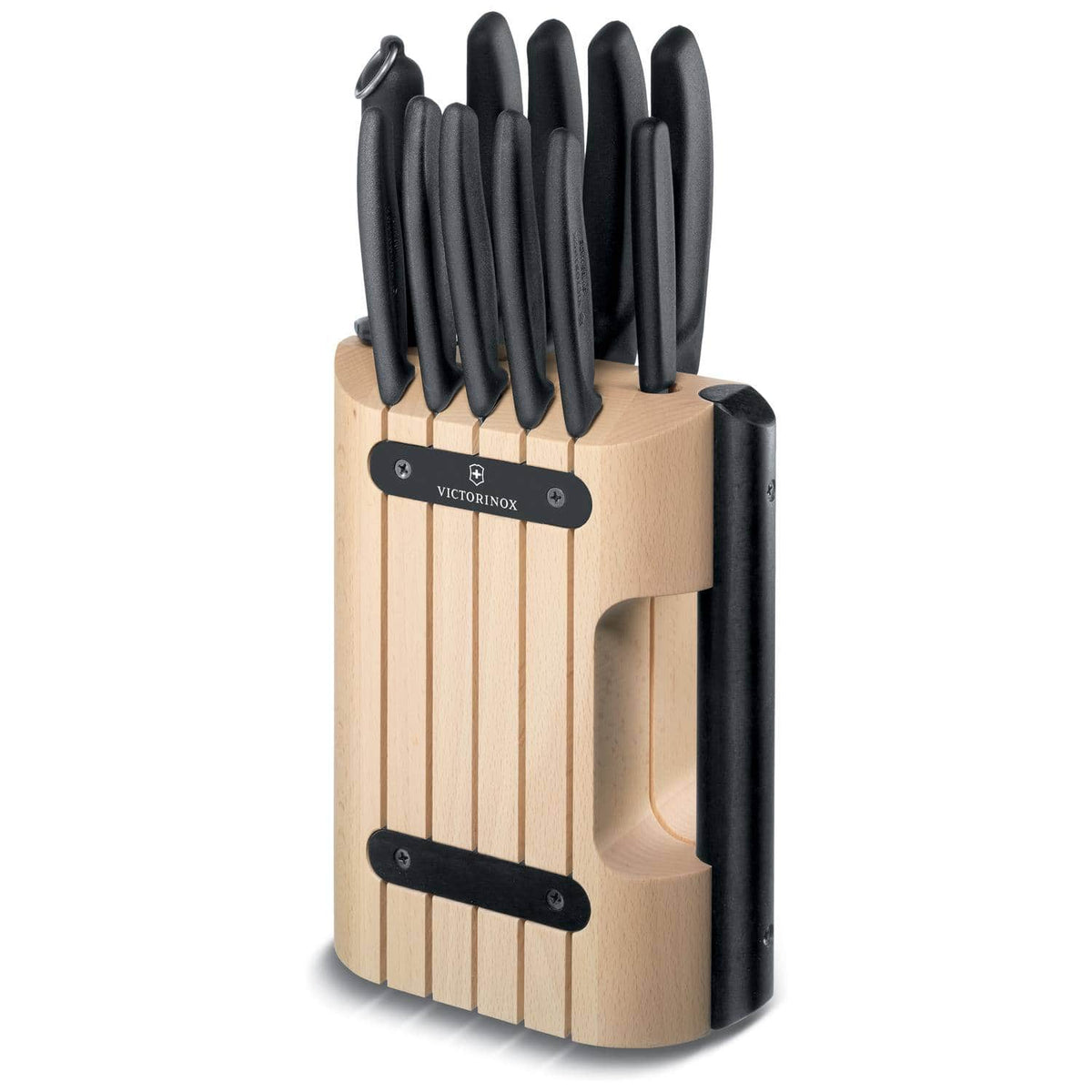 Victorinox Beechwood Knife Block 11-Piece Set Swiss Classic 6.7153.11