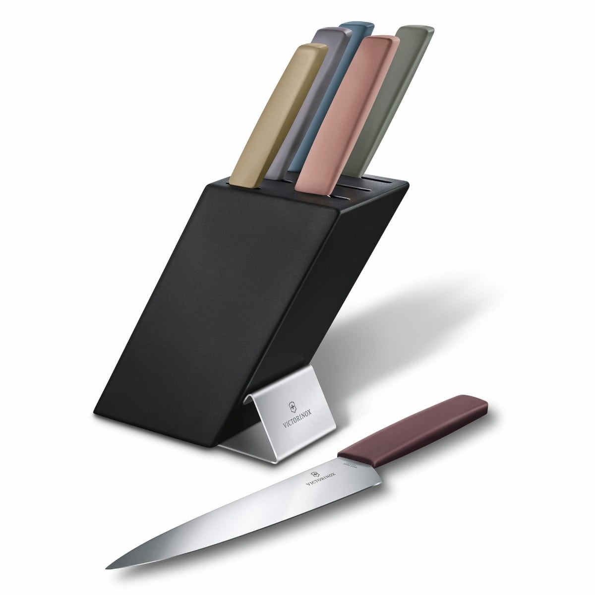 Victorinox Knife Block 6 Slots Swiss Modern Colored 6.7186.66