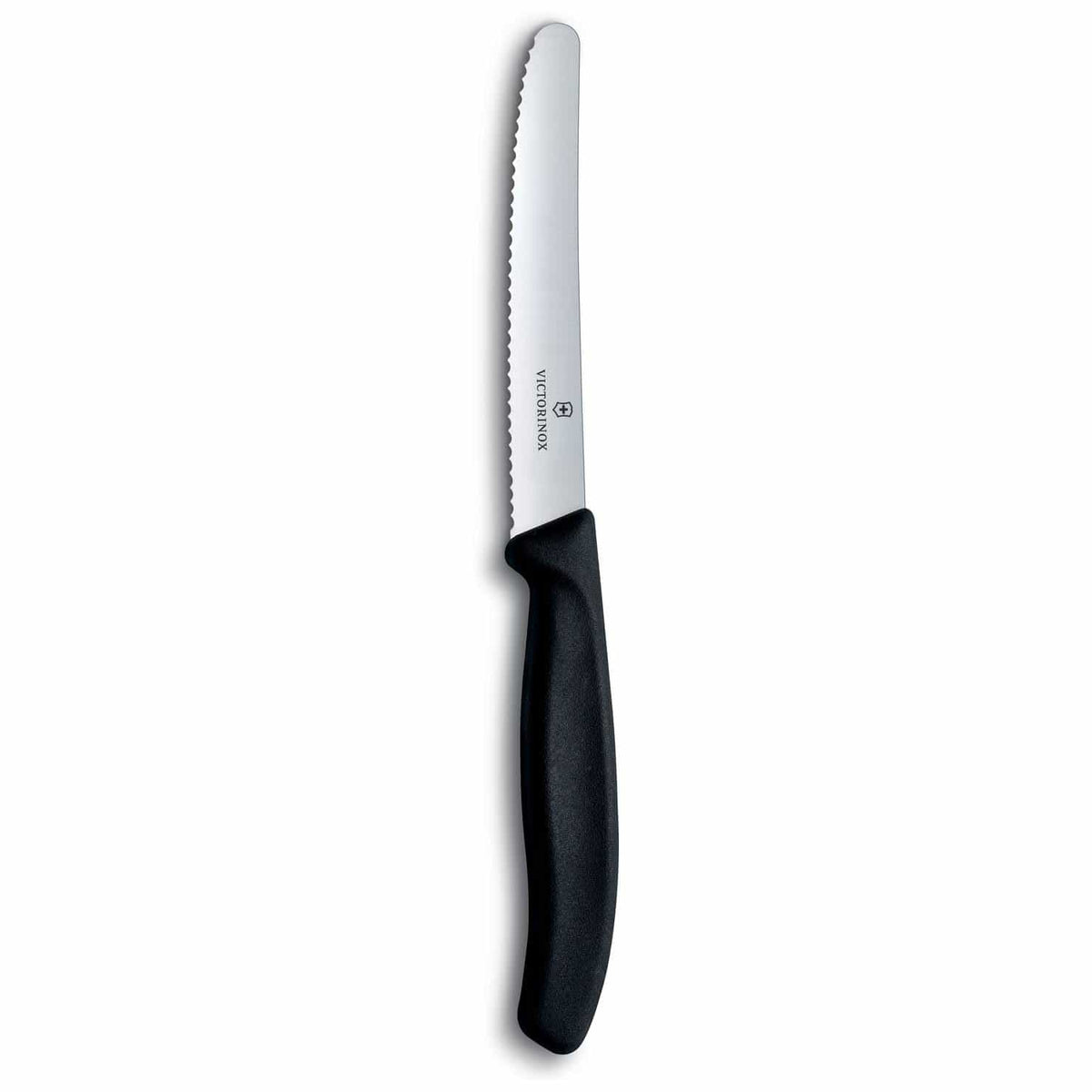 Victorinox Serrated Utility Knife 11 cm Black Handle Swiss Classic 6.7833