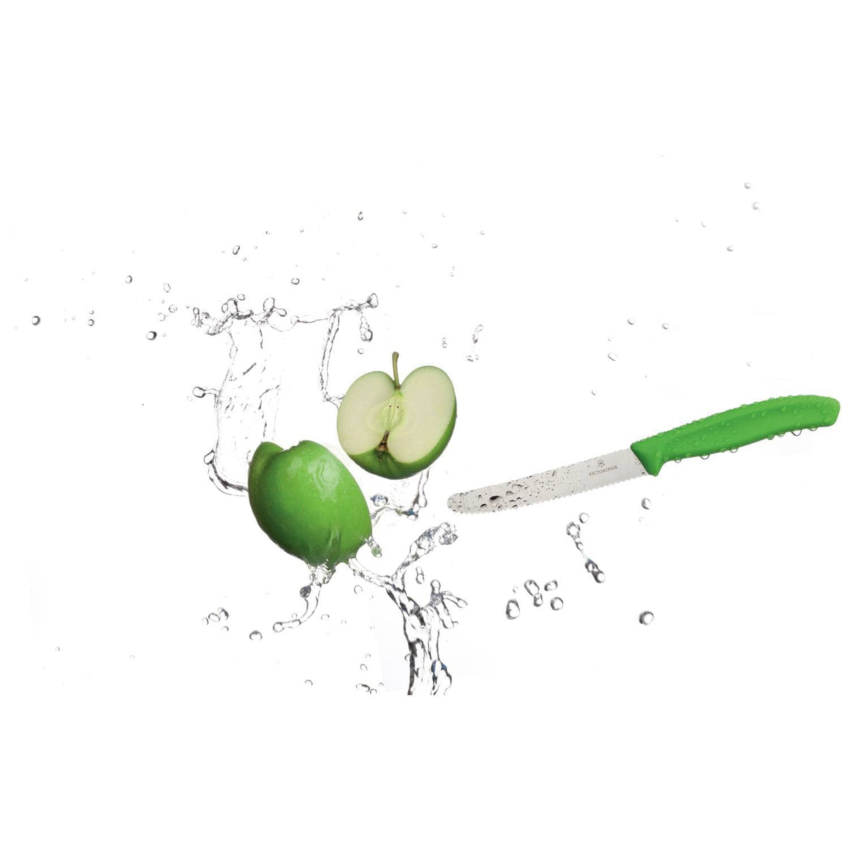 Victorinox Serrated Utility Knife 11 cm Green Handle Swiss Classic