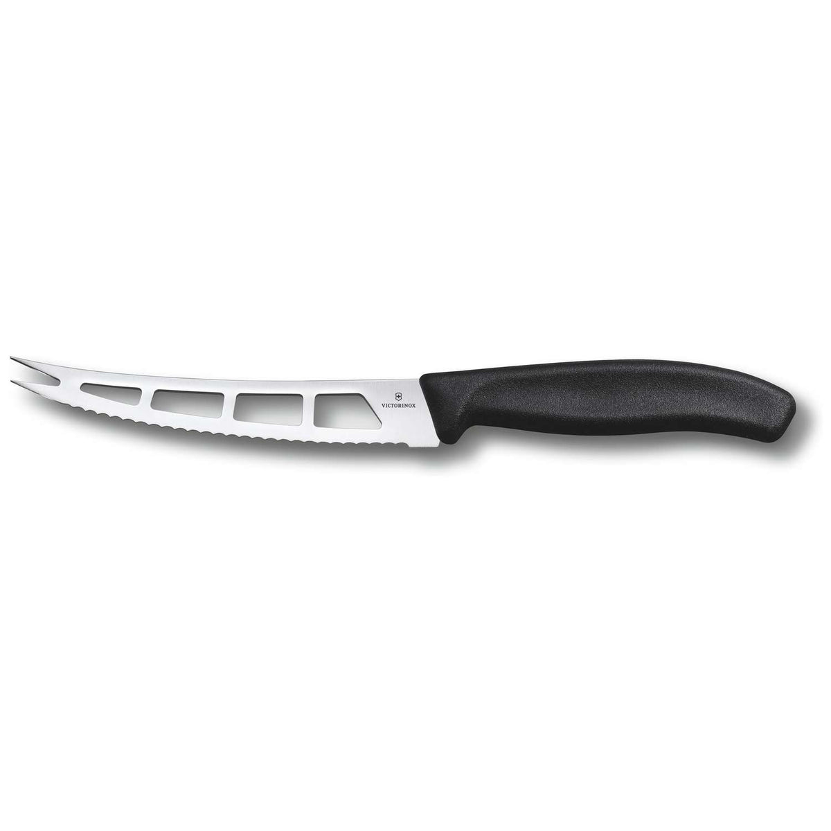 Victorinox Serrated Butter and Cream Cheese Knife 13 cm Black Handle Swiss Classic 6.7863.13B