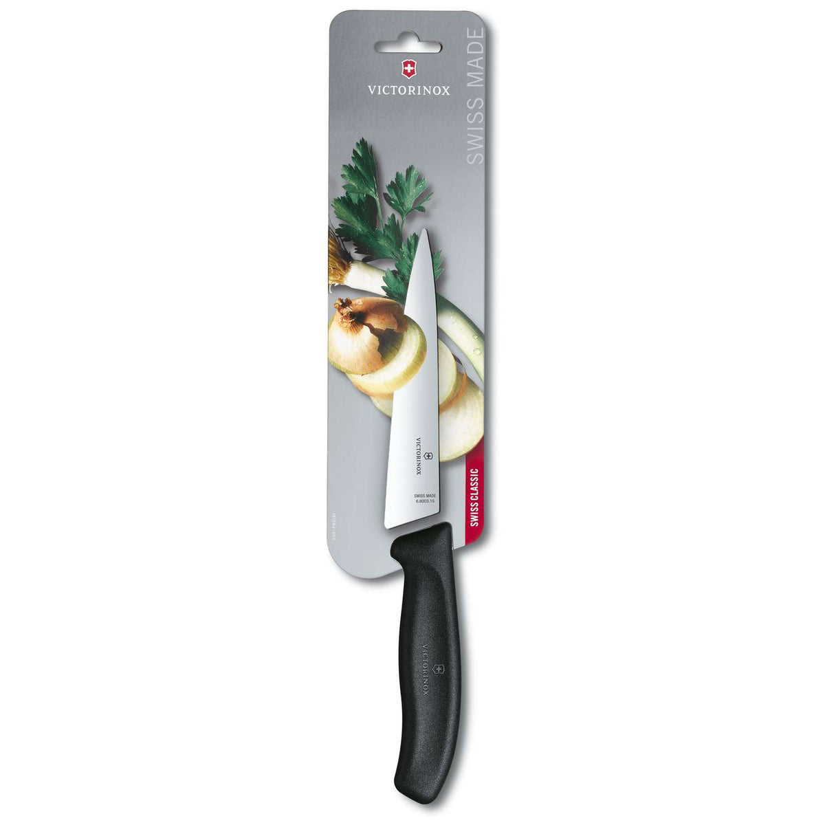 Victorinox Chef's Knife Black Handle 15 cm Swiss Classic 6.8003.15B