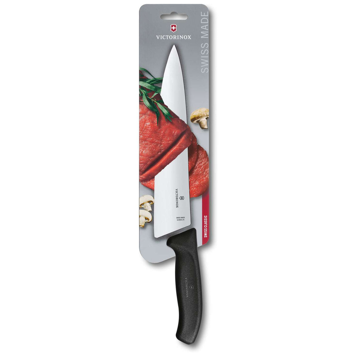 Victorinox Chef's Knife Black Handle 25 cm Swiss Classic 6.8003.25B
