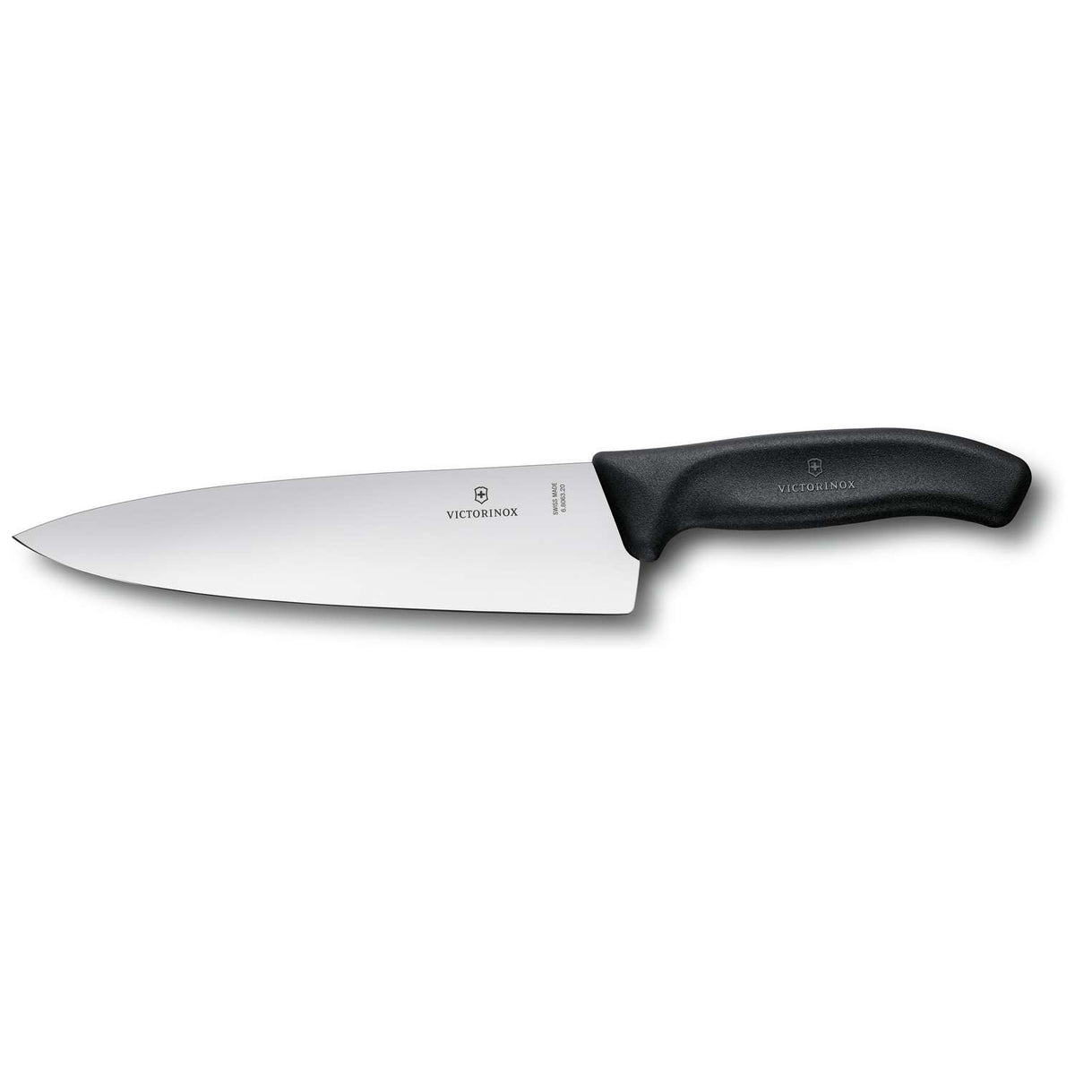 Victorinox Chef's Knife Extra Wide Blade 20 cm Black Handle Swiss Classic 6.8063.20B