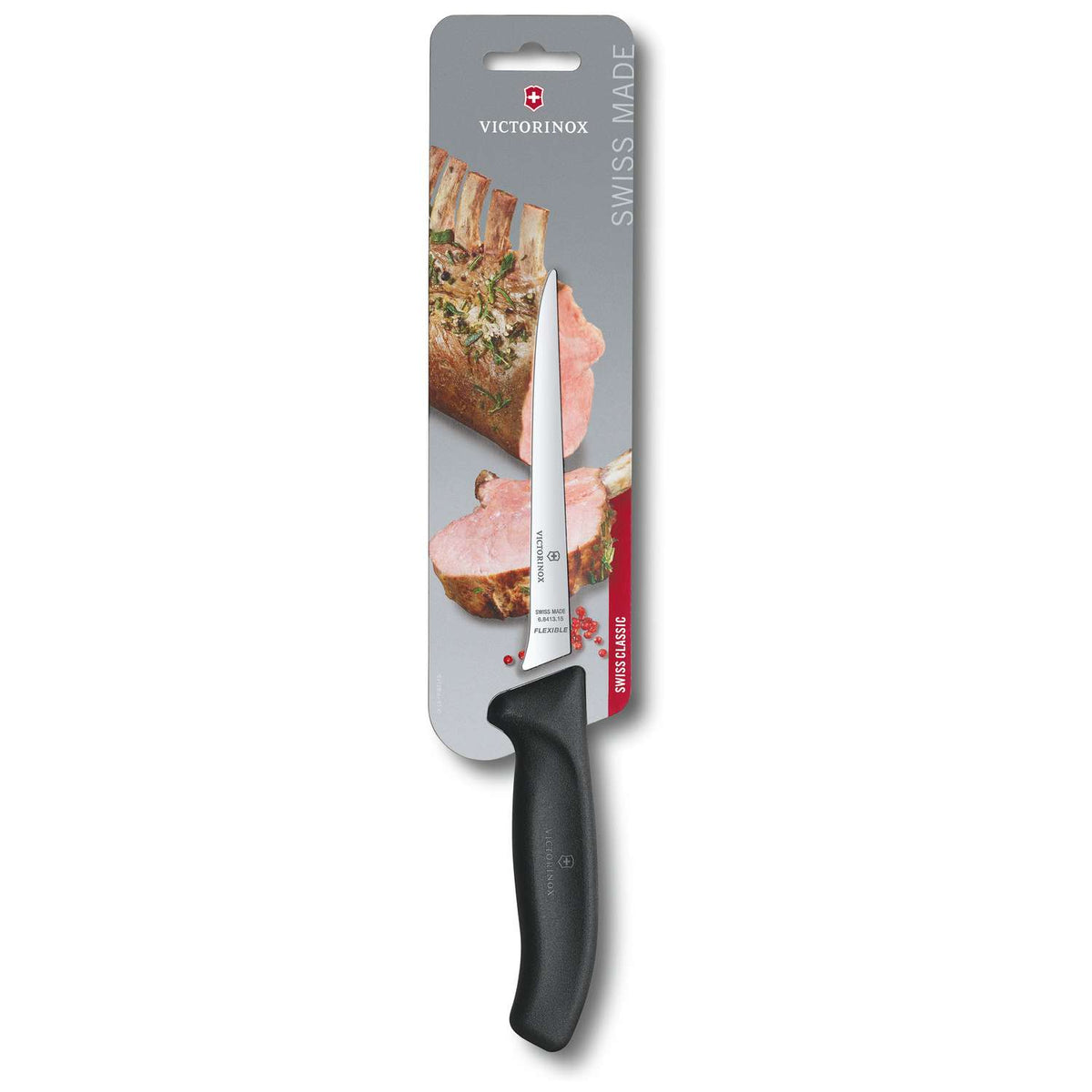 Victorinox Boning knife With Flexible Blade 15 cm Black Handle Swiss Classic 6.8413.15B