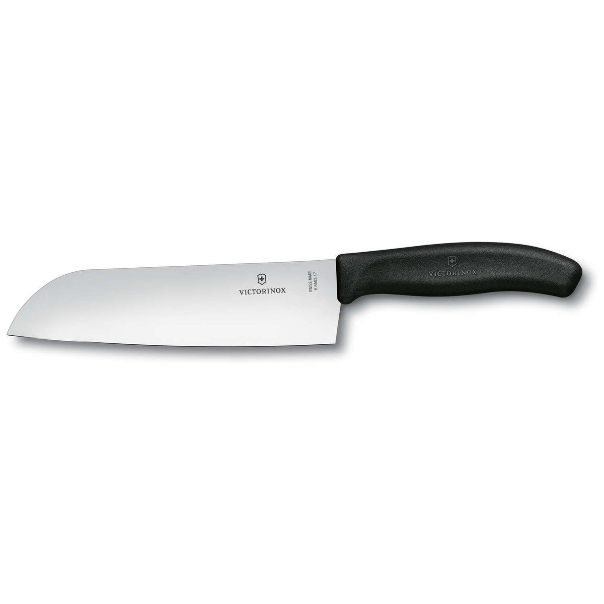 Victorinox Santoku Knife Black Handle 17 cm Gift Box Swiss Classic 6.8503.17G