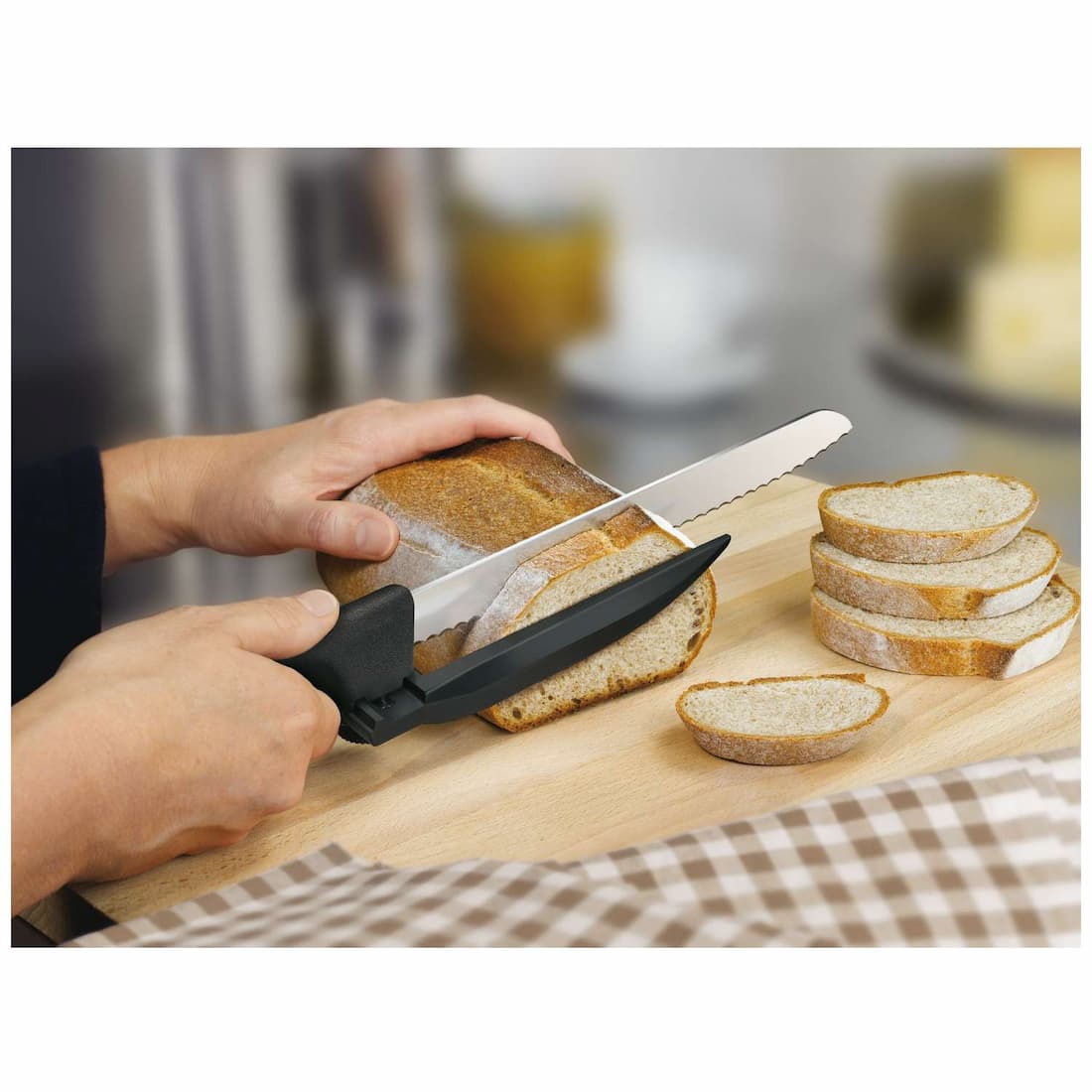 Victorinox Superslicer Knife with Adjustable Guide 21 cm Swiss Classic 6.8663.21