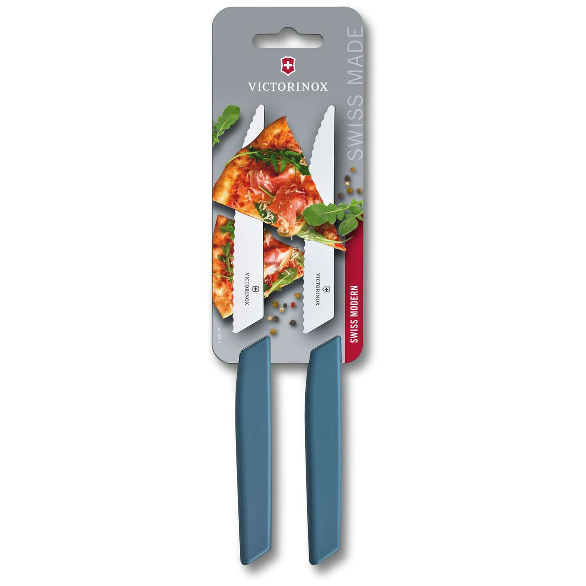 Victorinox Steak Knife 12 cm Blue Pastel Set 2 pcs Swiss Modern