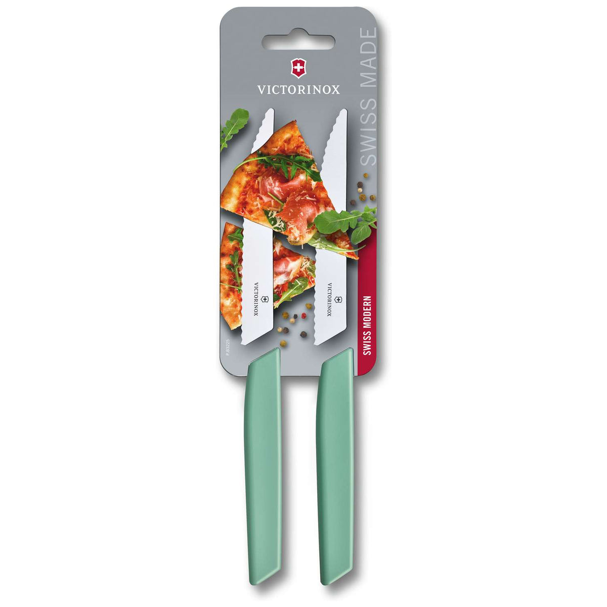 Victorinox Steak Knife 12 cm Green Pastel Set 2 pcs Swiss Modern