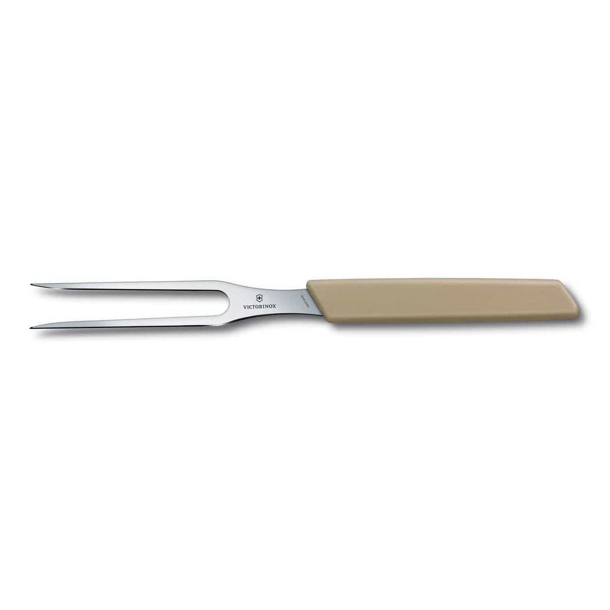 Victorinox Stainless Steel Fork 15 cm Beige Handle Swiss Modern