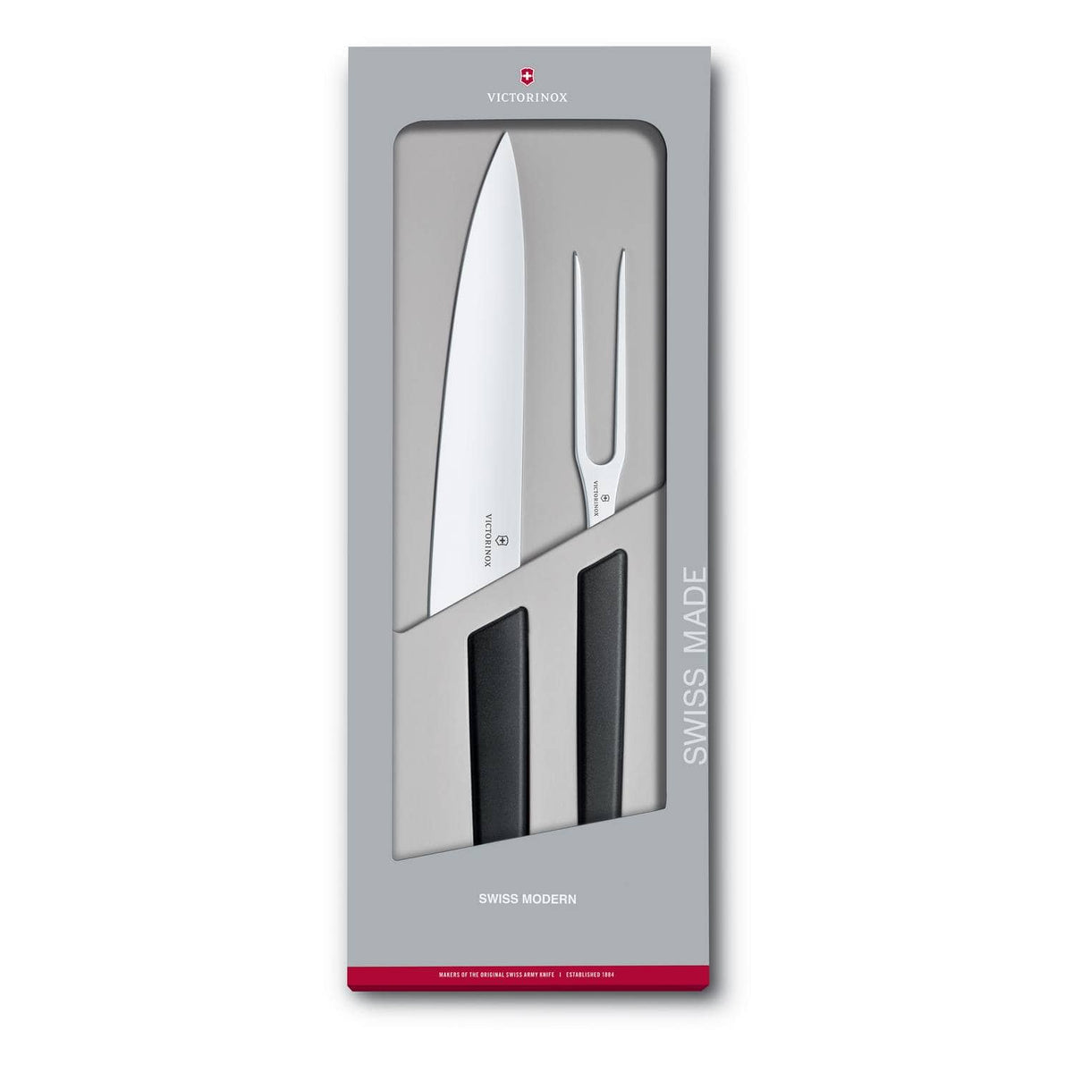 Victorinox Carving Knives 2-Pieces Set Gift Box Swiss Modern 6.9093.21G