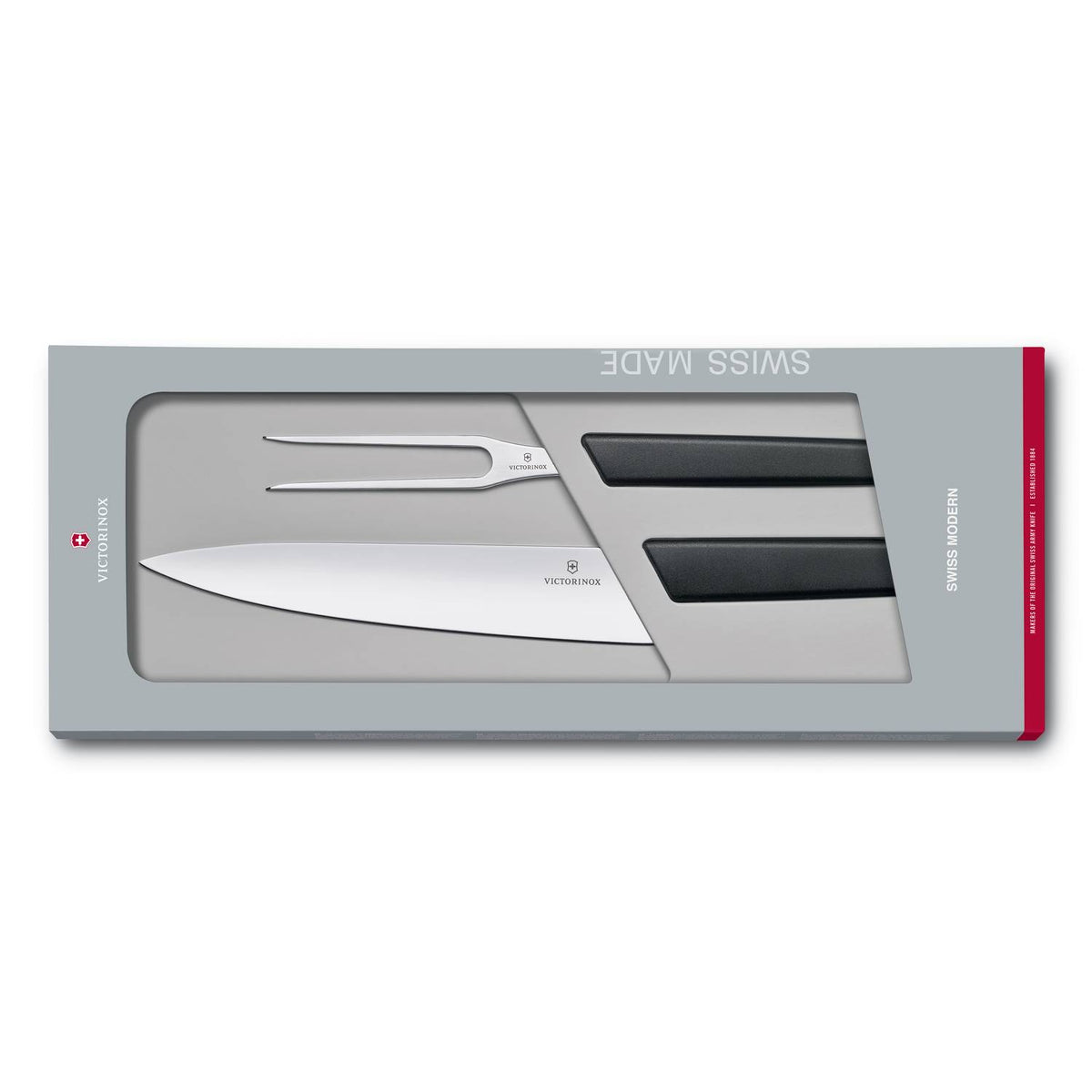 Victorinox Carving Knives 2-Pieces Set Gift Box Swiss Modern 6.9093.21G