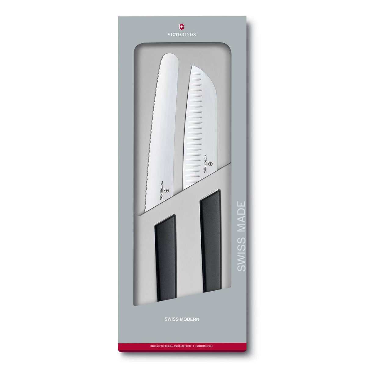 Victorinox Knives 2-Pieces Set Gift Box Swiss Modern 6.9093.22G