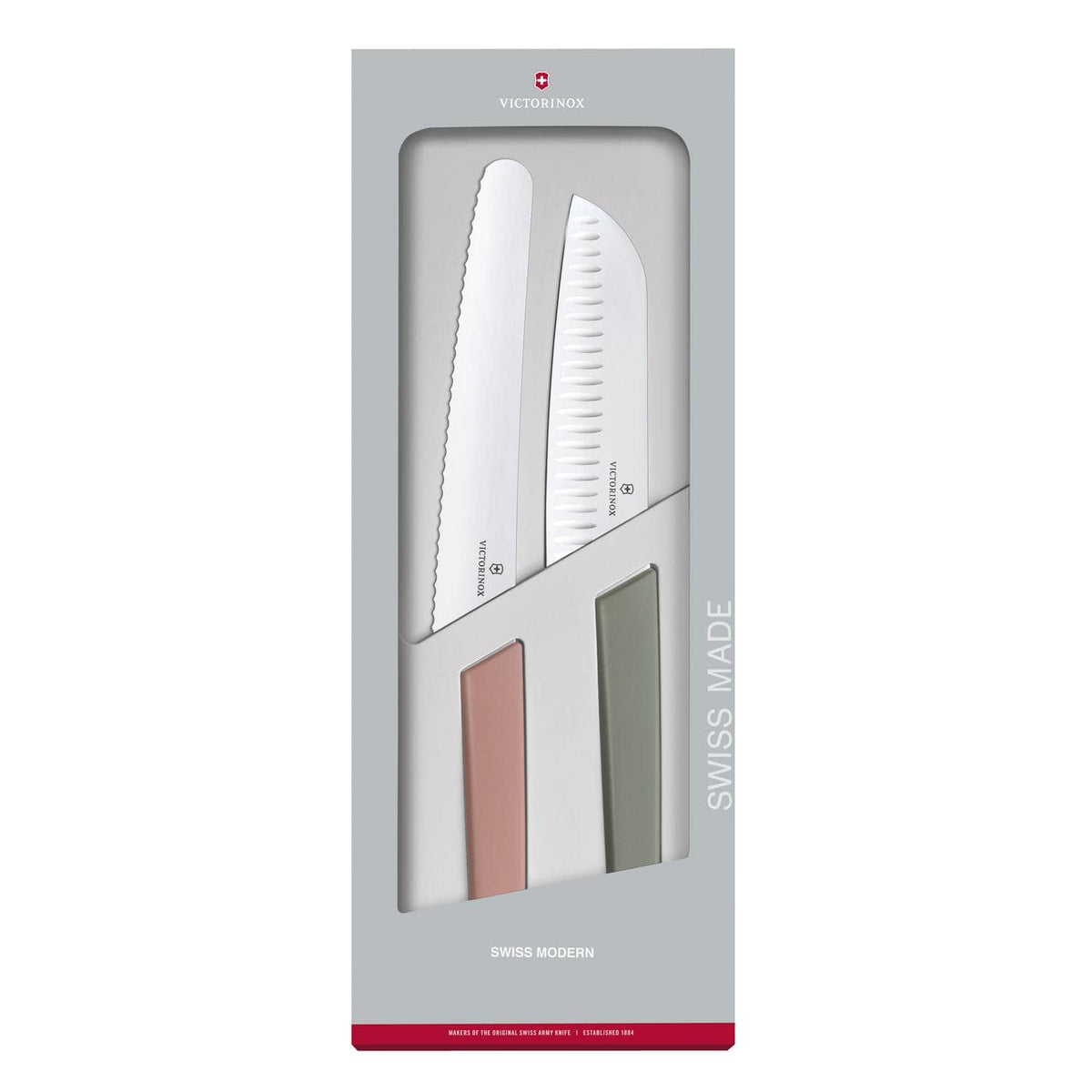 Victorinox Knives 2-Pieces Set Gift Box Swiss Modern 6.9096.22G
