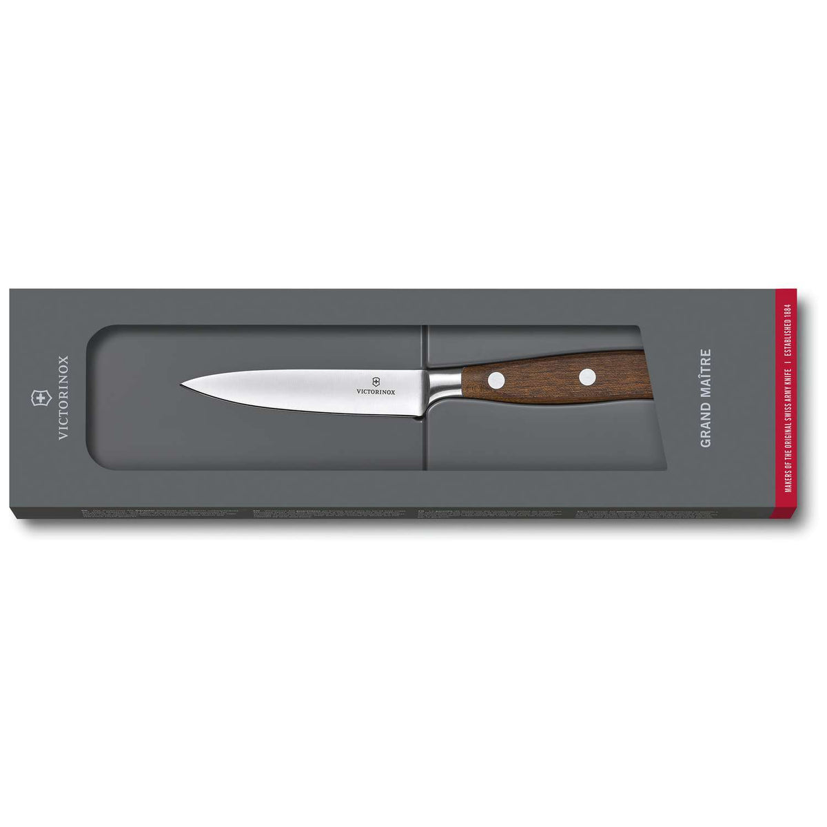 Victorinox Utility Knife with Wooden Handle 10 cm Gift Box Grand Maitre 7.7200.10G