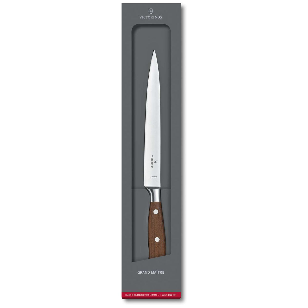 Victorinox Fillet Knife 20 cm Wooden Handle Gift Box Grand Maitre 7.7210.20G